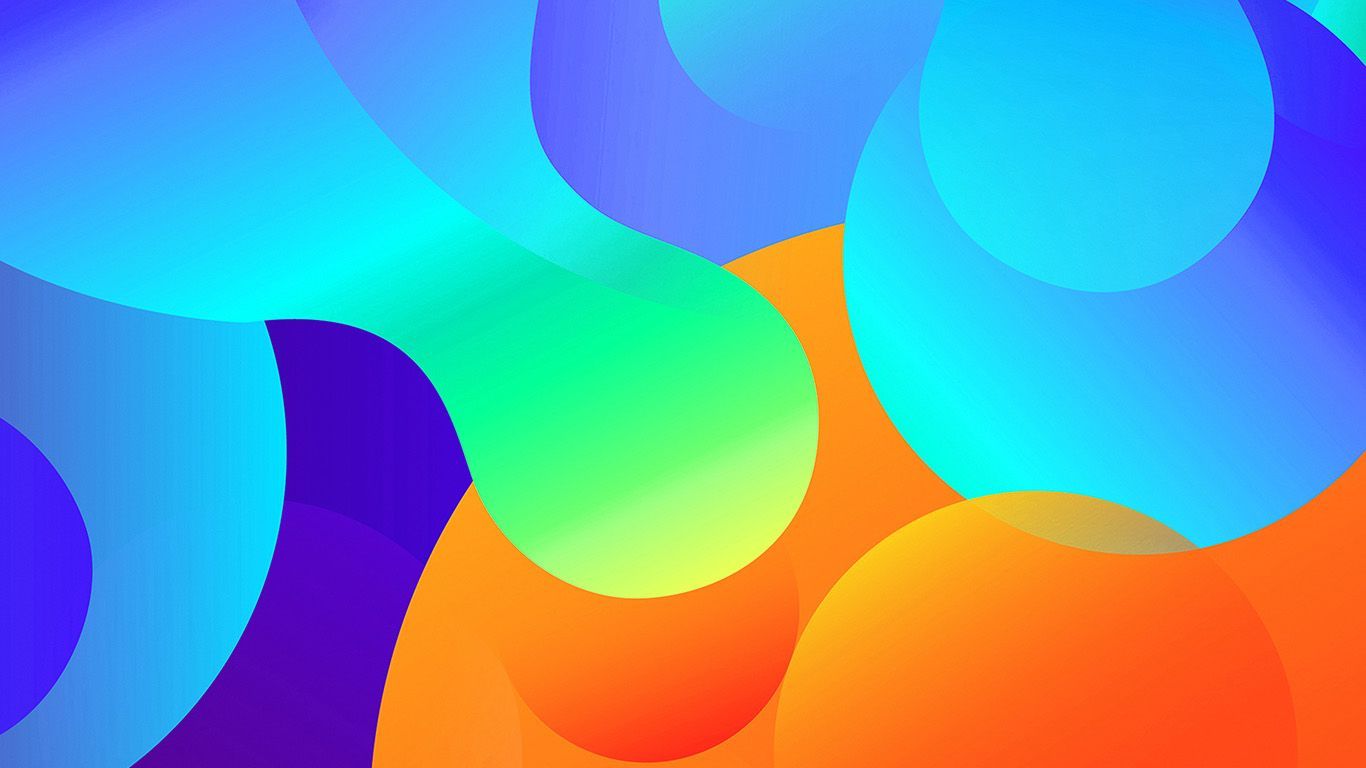 1366x768 wallpaper for desktop, laptop. abstract art color basic background pattern blue orange