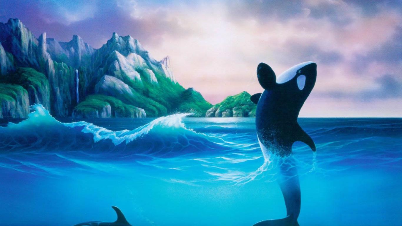 1366x768 Orca Wallpaper iPhone