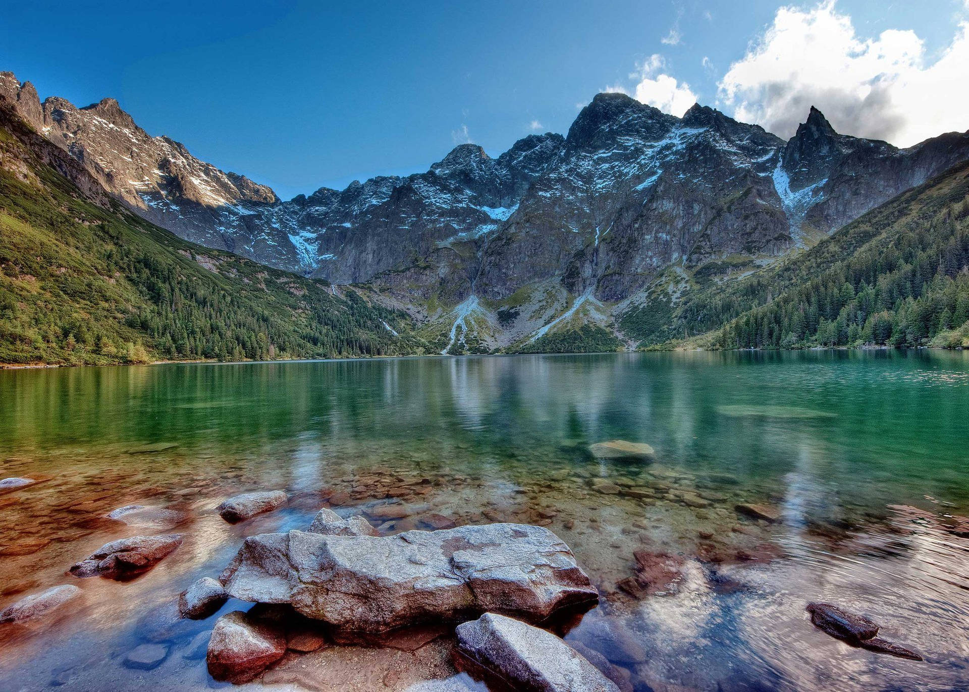 1920x1372 Download Poland's Morskie Oko Wallpaper