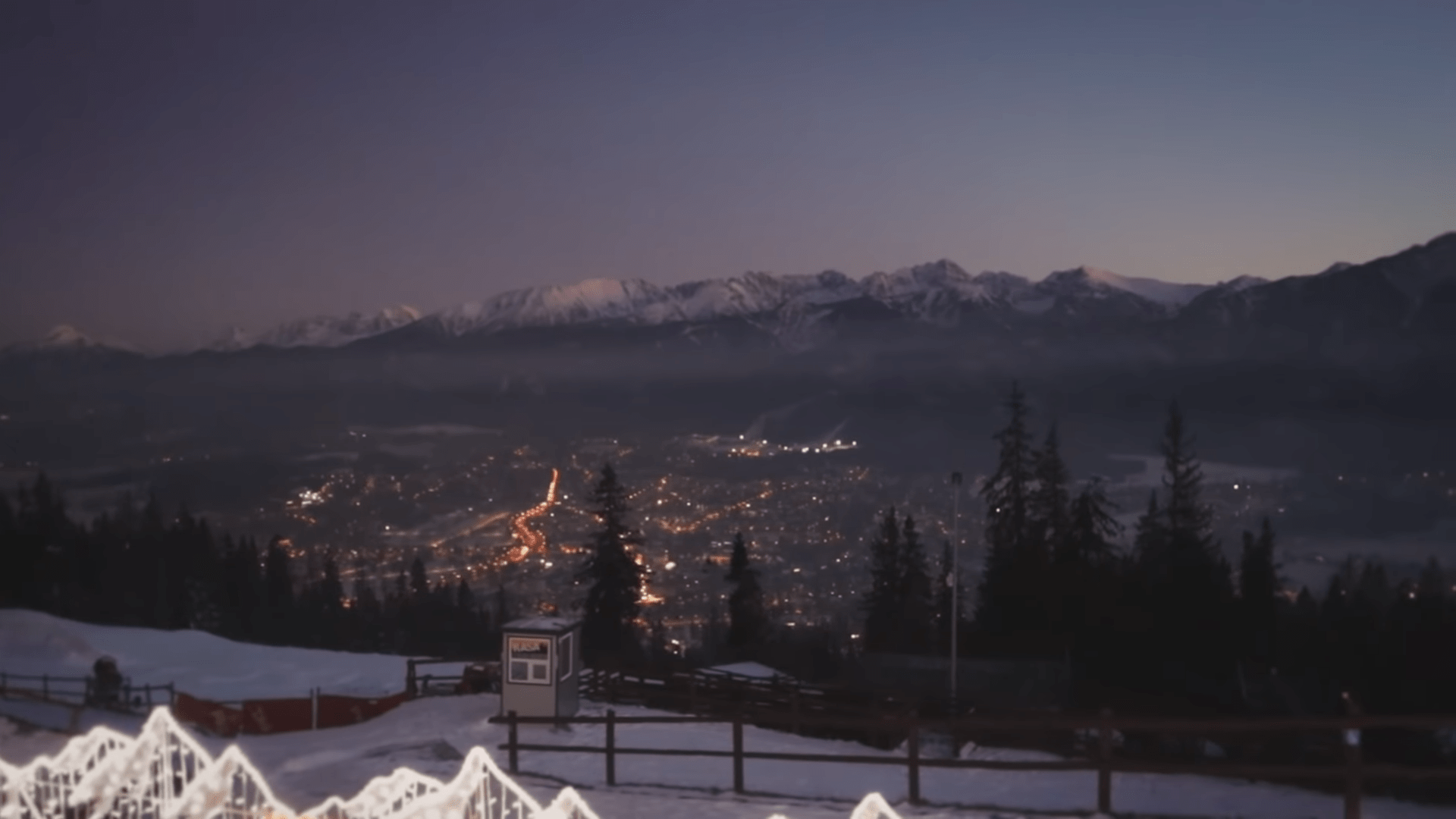 1920x1080 Poland's Winter Wonderland, Zakopane. Christmas in the Mountains
