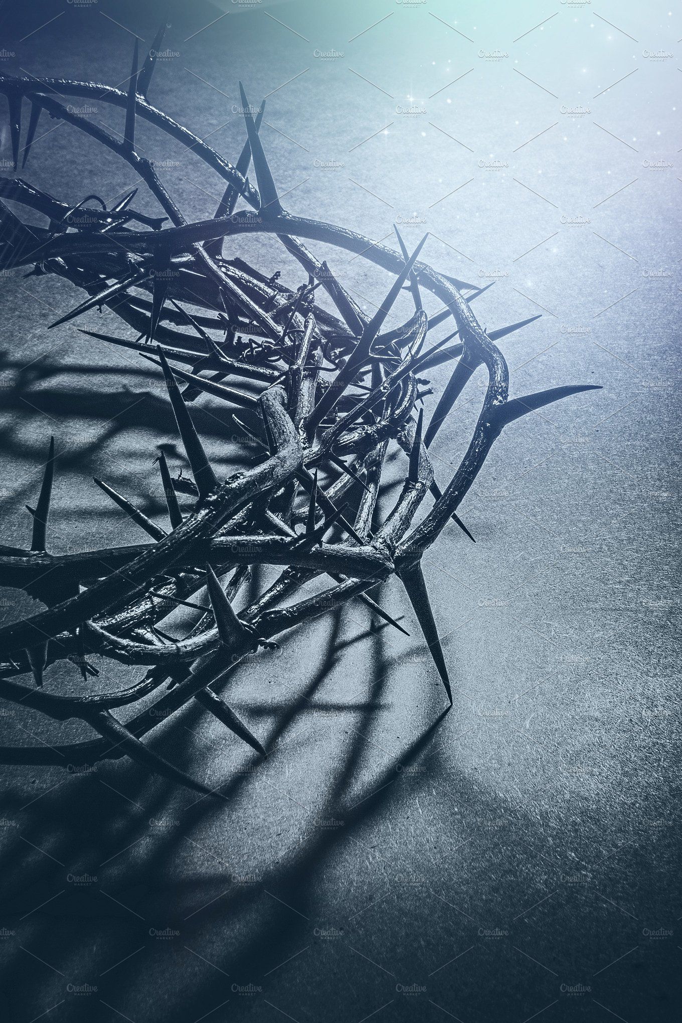 1360x2040 Jesus Crown Of Thorns Desktop Wallpaper