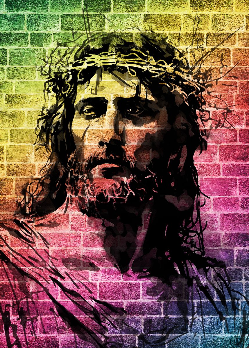 857x1200 Jesus Christ Crown Thorns' Poster