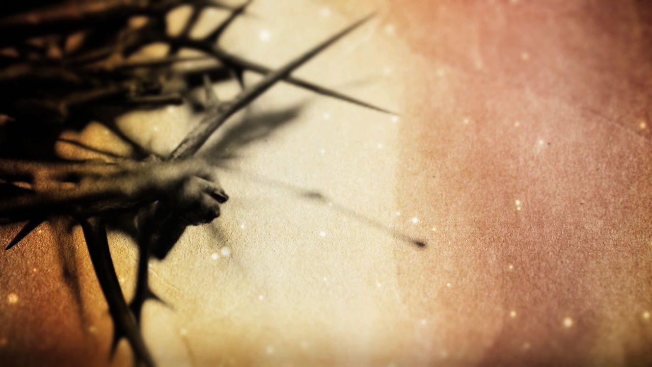 1280x720 Motion Background about crown of thorns