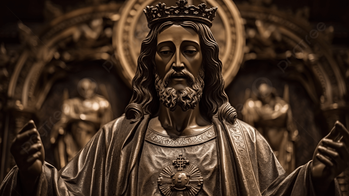 1200x673 Jesus Christ With Crown Is Smiling Background, Picture Of Christ The King Background Image And Wallpaper for Free Download