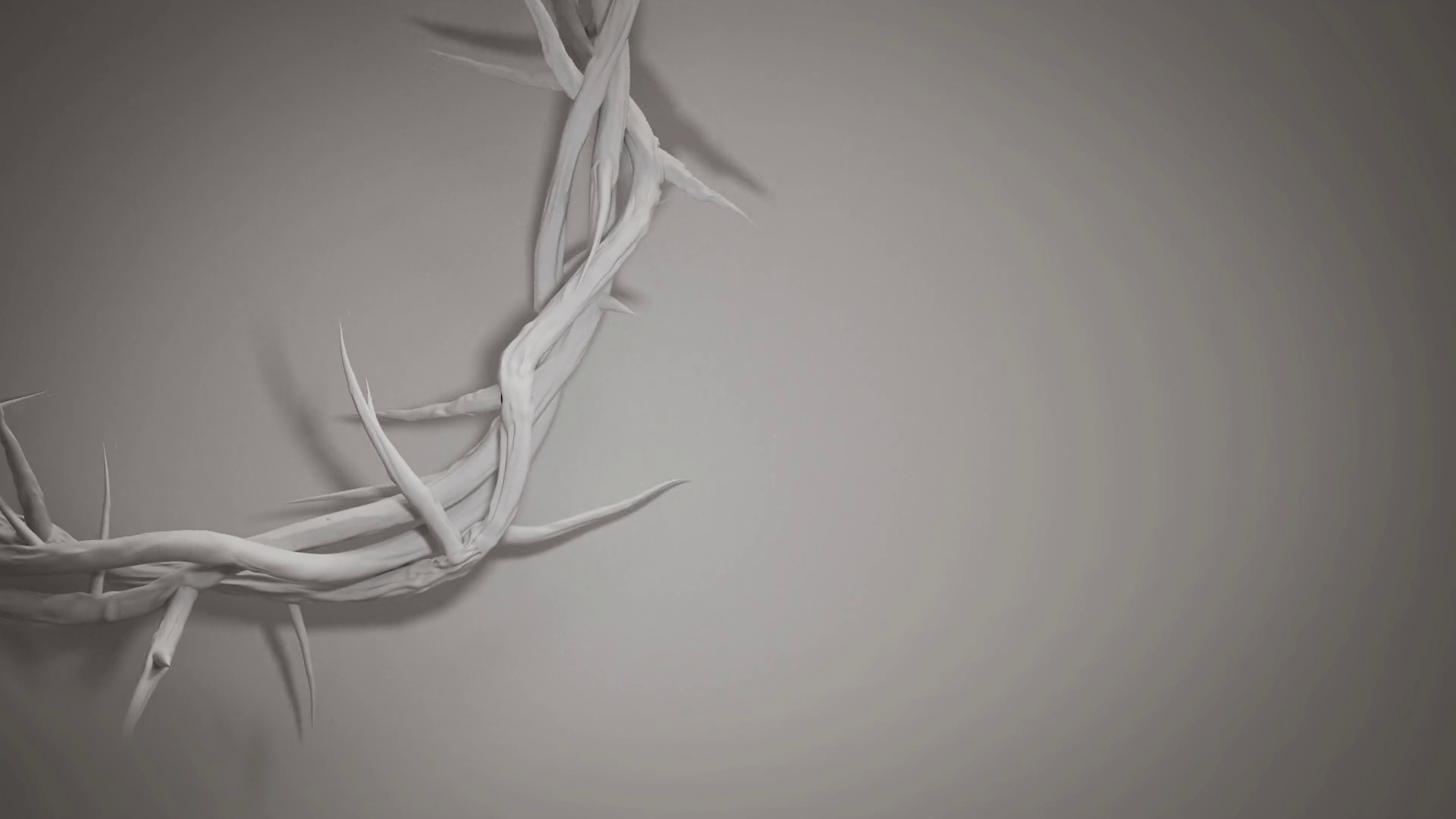 1920x1080 Crown Of Thorns Of Jesus Christ 3D Rendering Stock Motion Graphics SBV 313657532