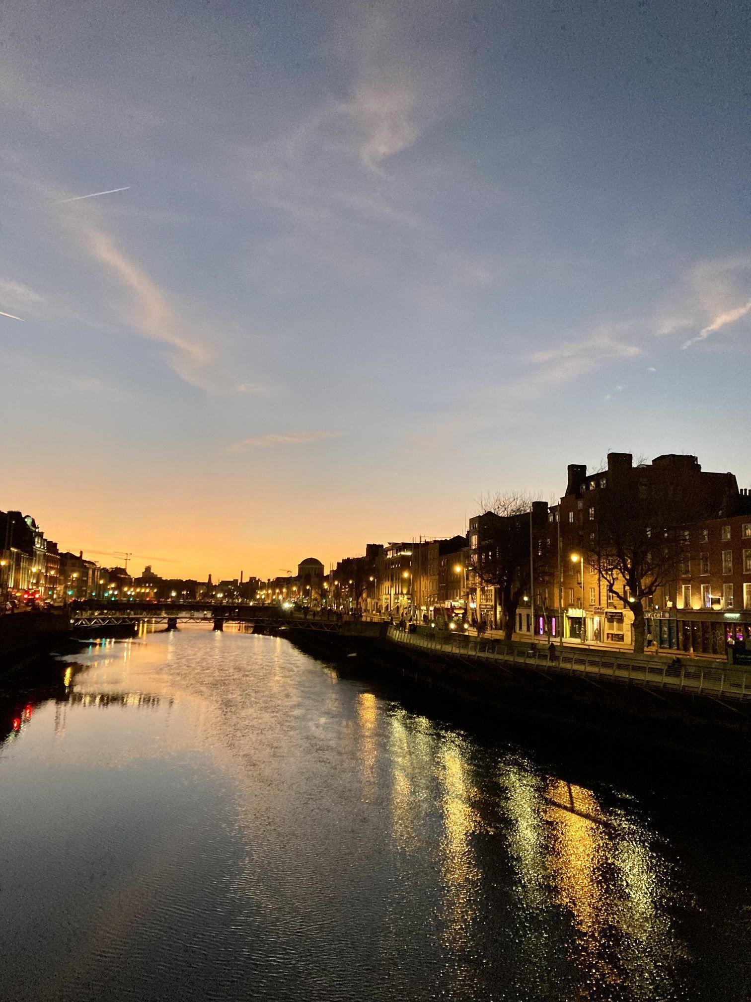 1512x2016 Letty Cronin Evening light on the river Liffey. Dublin Ireland #KeepDiscovering