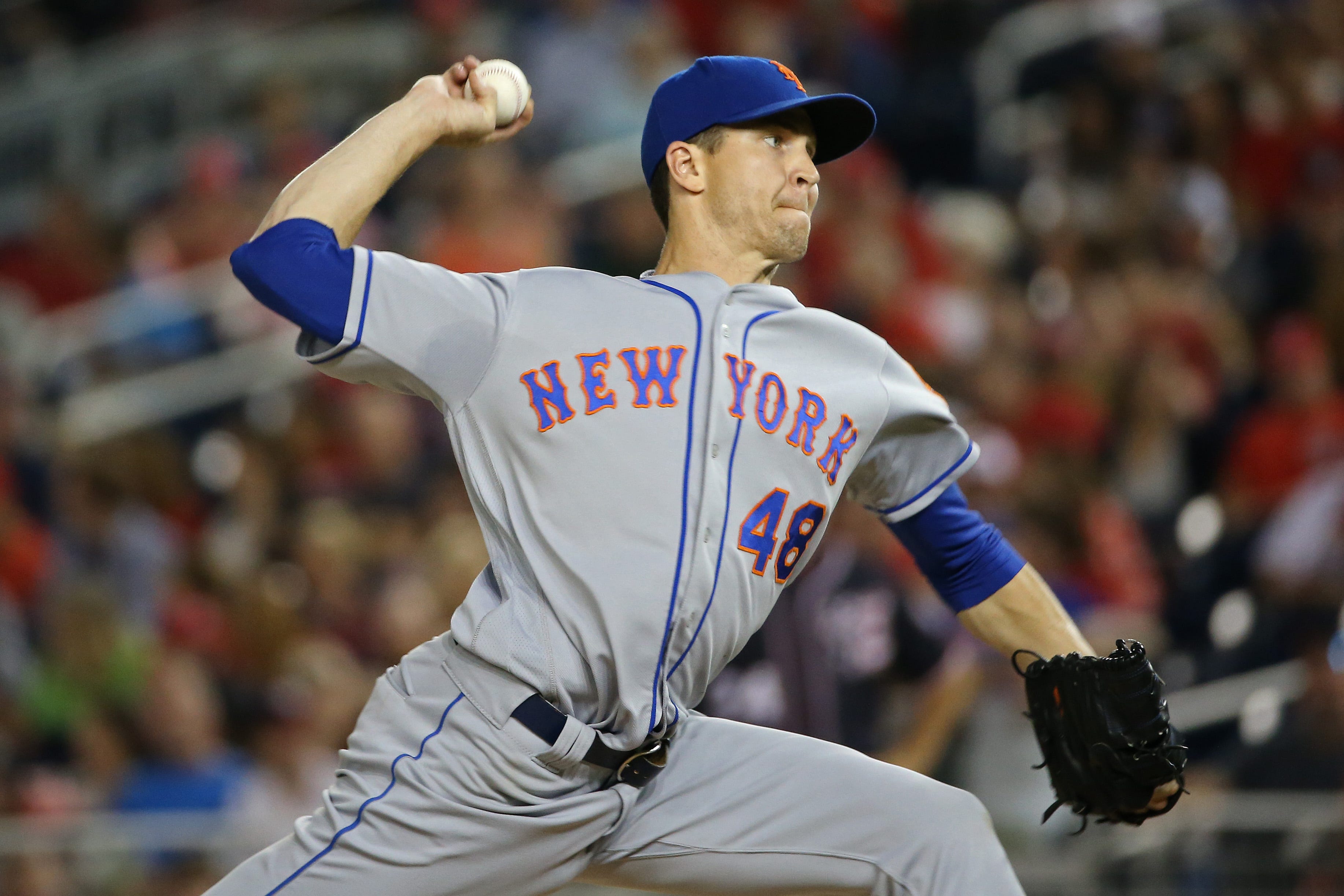 3668x2446 Jacob deGrom of NY Mets to make one more pitch for Cy Young award