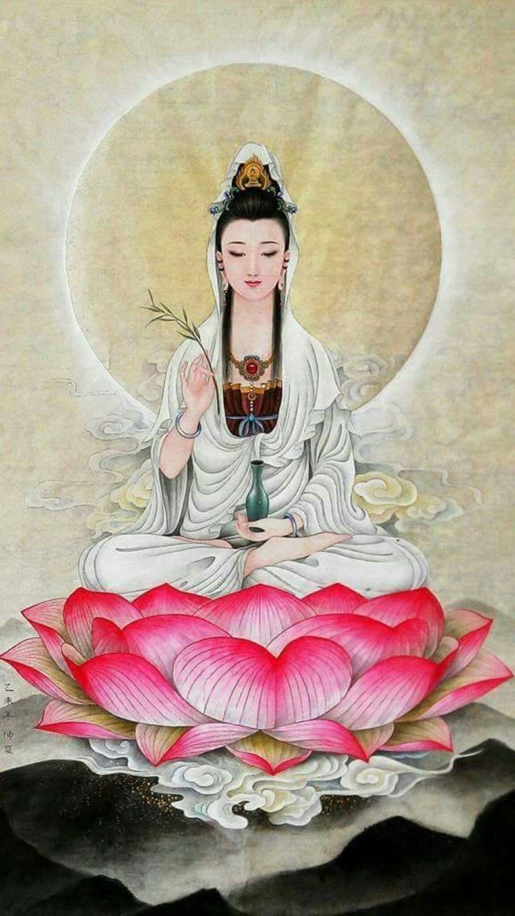 736x1308 Kwan Yin Wallpaper