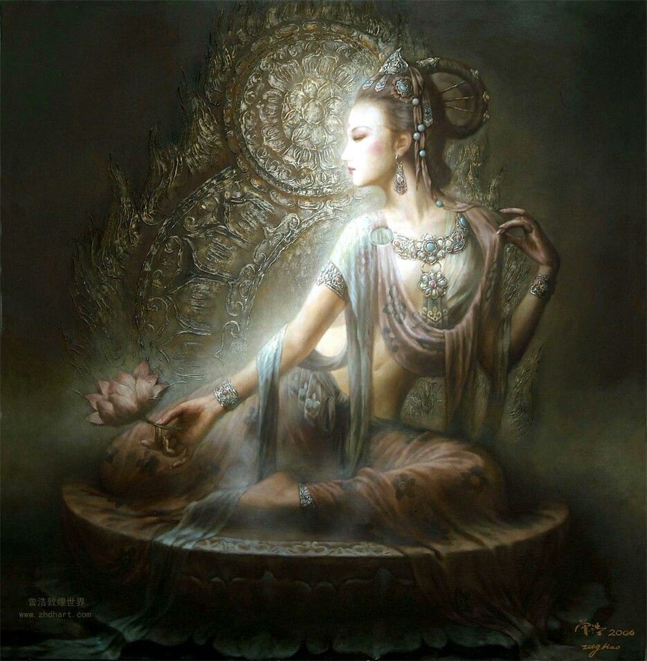 935x955 The Yin Empress. Kuan yin, Goddess art, Quan yin
