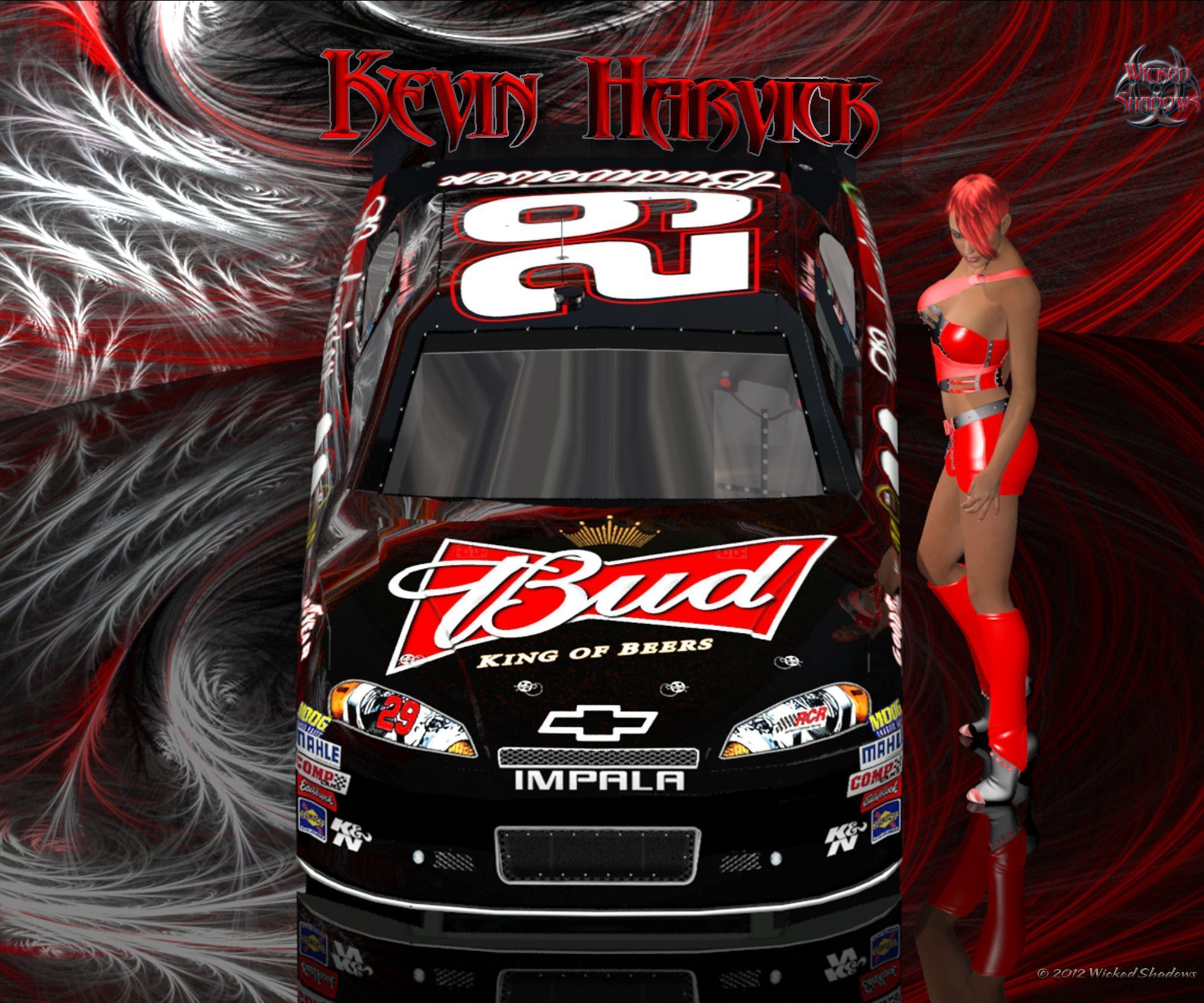 2000x1666 Free download Kevin Harvick Lady In Red Wallpaper Free Download Wallpaper [2000x1666] for your Desktop, Mobile & Tablet. Explore Kevin Harvick Wallpaper New Car. Kevin Harvick Wallpaper, Kevin Harvick