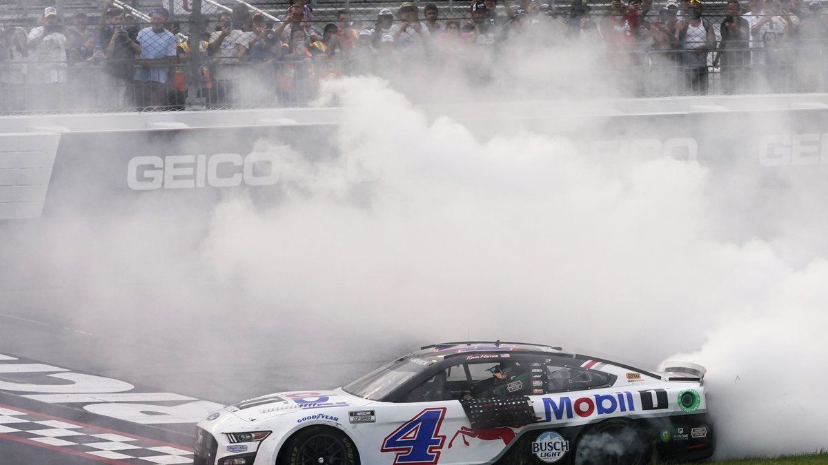 1200x675 Harvick wins again; NASCAR playoff picture remains muddled