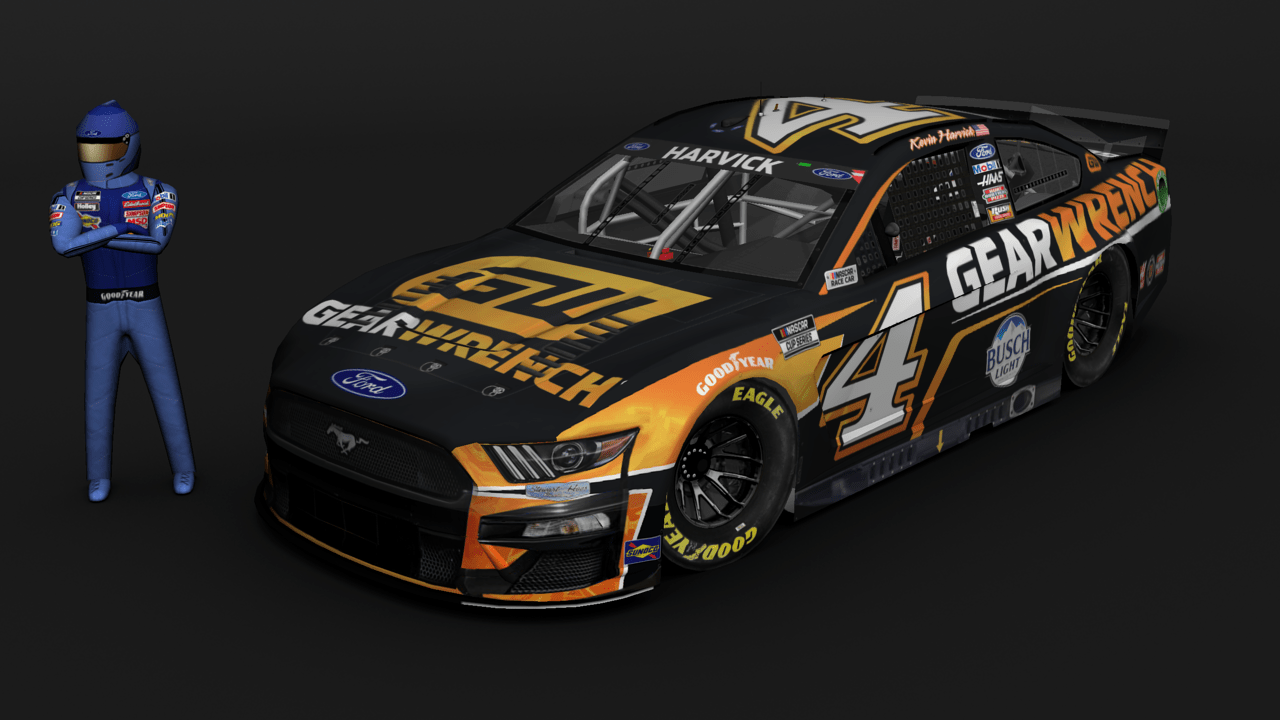 1280x720 Kevin Harvick GearWrench Mustang