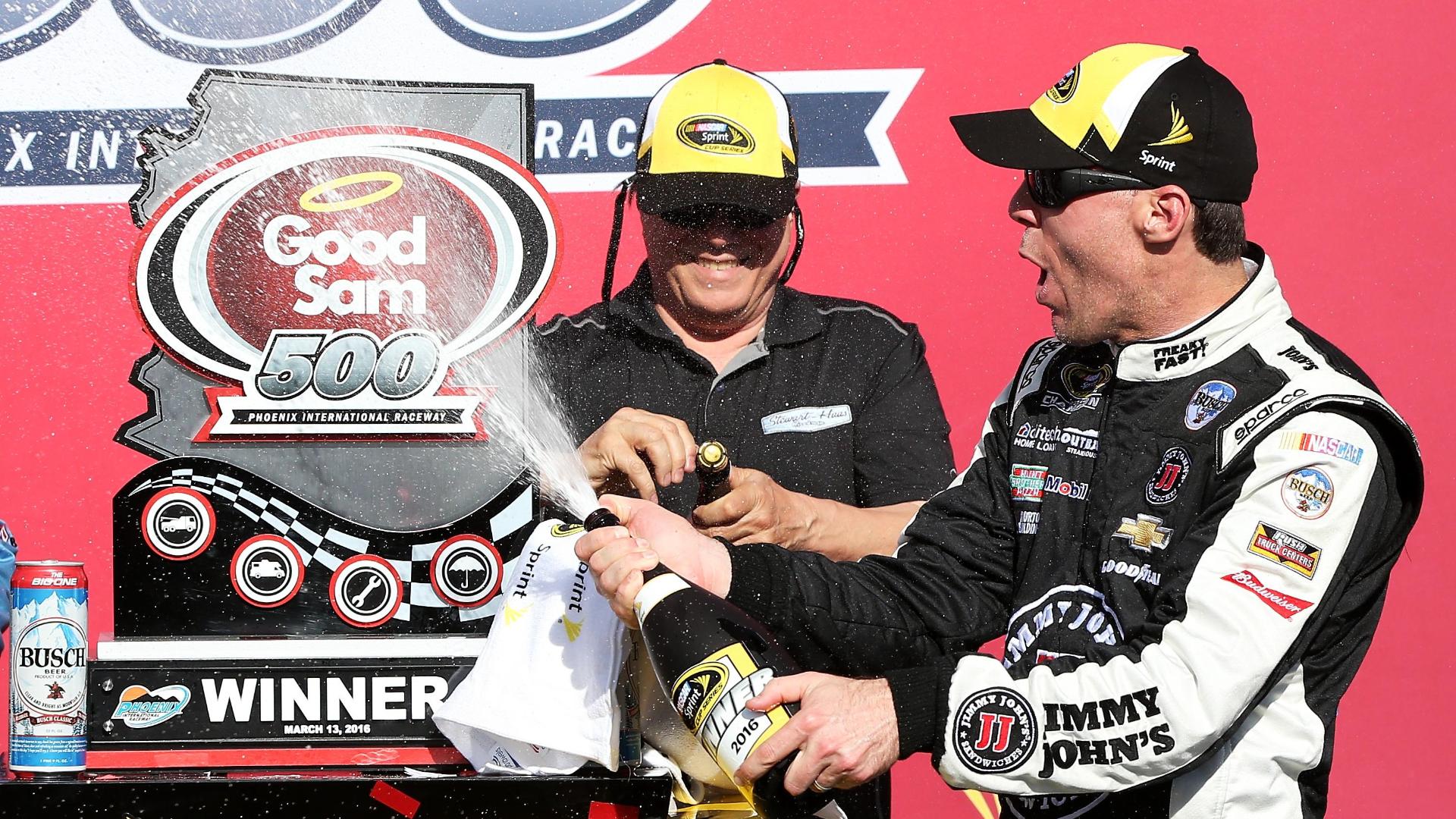 1920x1080 Kevin Harvick Nips Carl Edwards For Record 8th Cup Win At Phoenix Raleigh Durham