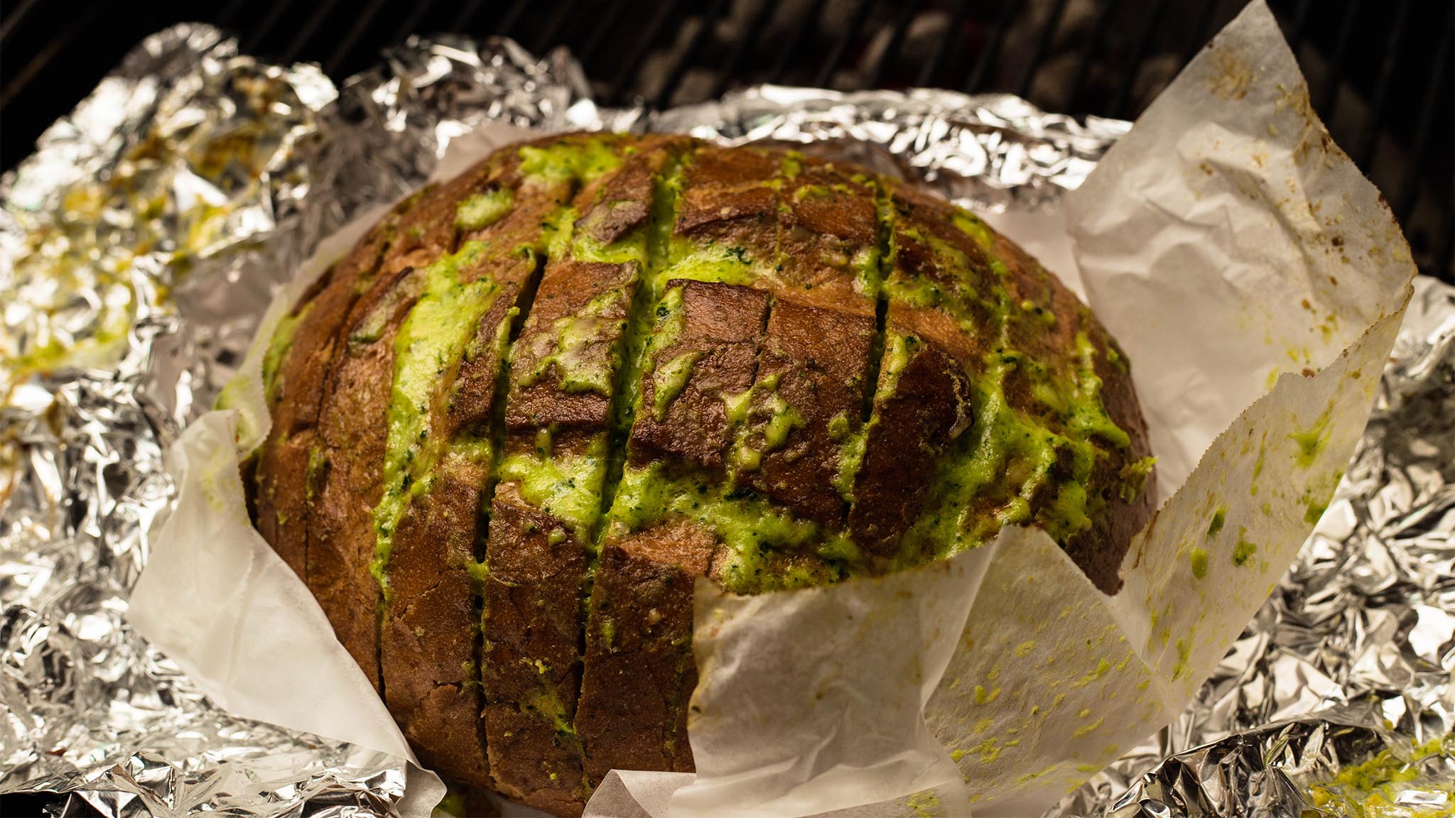 2048x1152 Brazilian Cilantro Garlic Bread BBQ Source