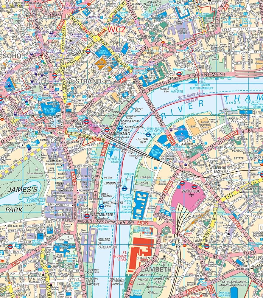 883x1000 Collins Pocket Map London: Collins UK: 9780008214173: Books