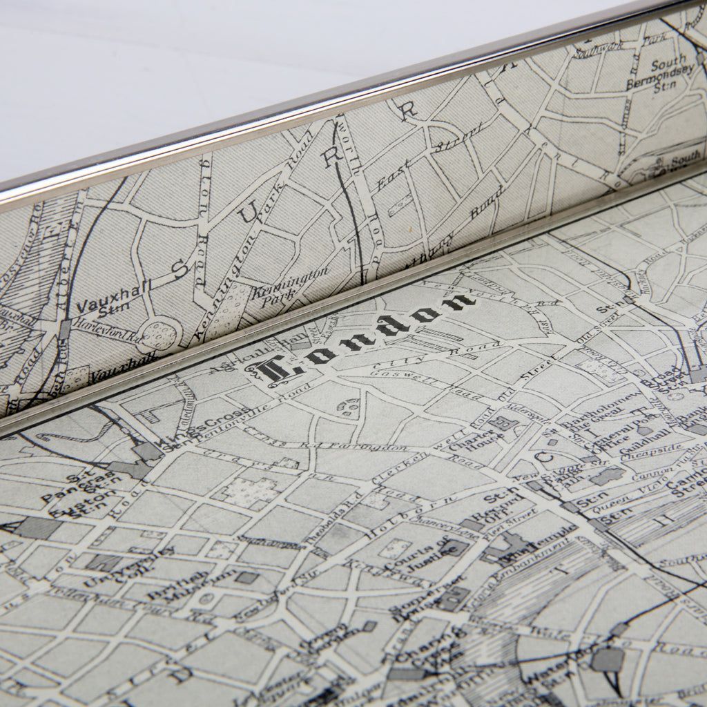 1024x1024 Map of London Tray