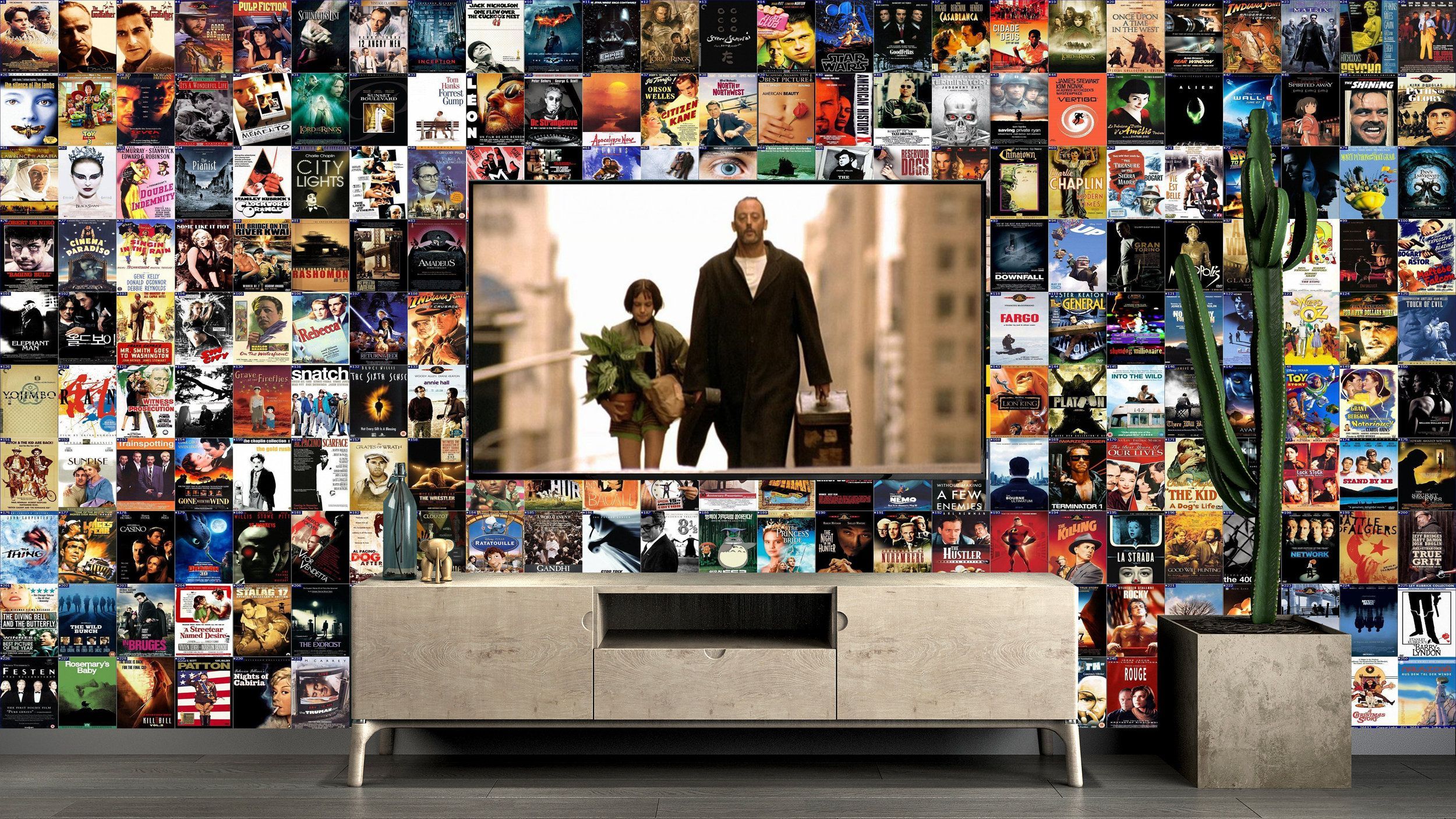 2500x1407 Movie Posters Digital Print Wallpaper Wall Coverings Peel