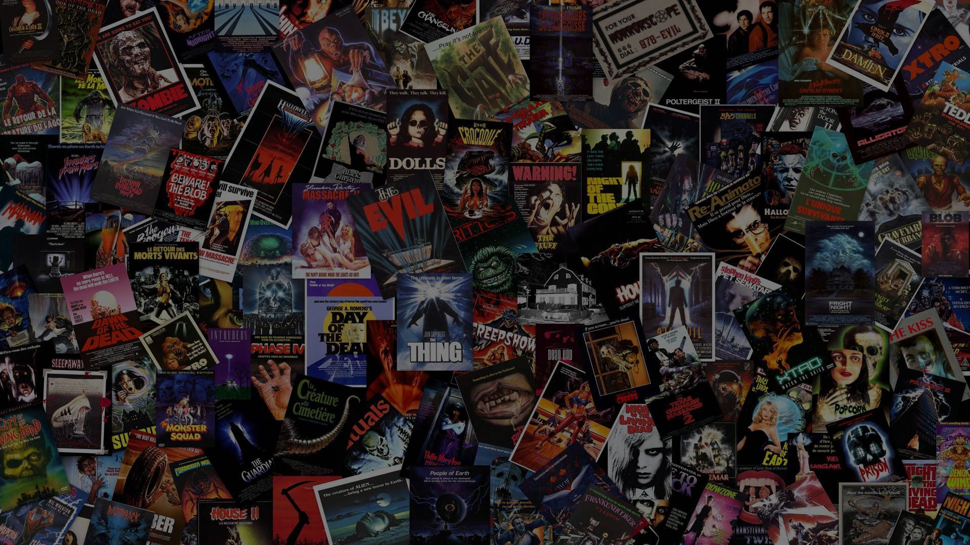 1920x1080 Download Horror Movie Collage Darkness Wallpaper