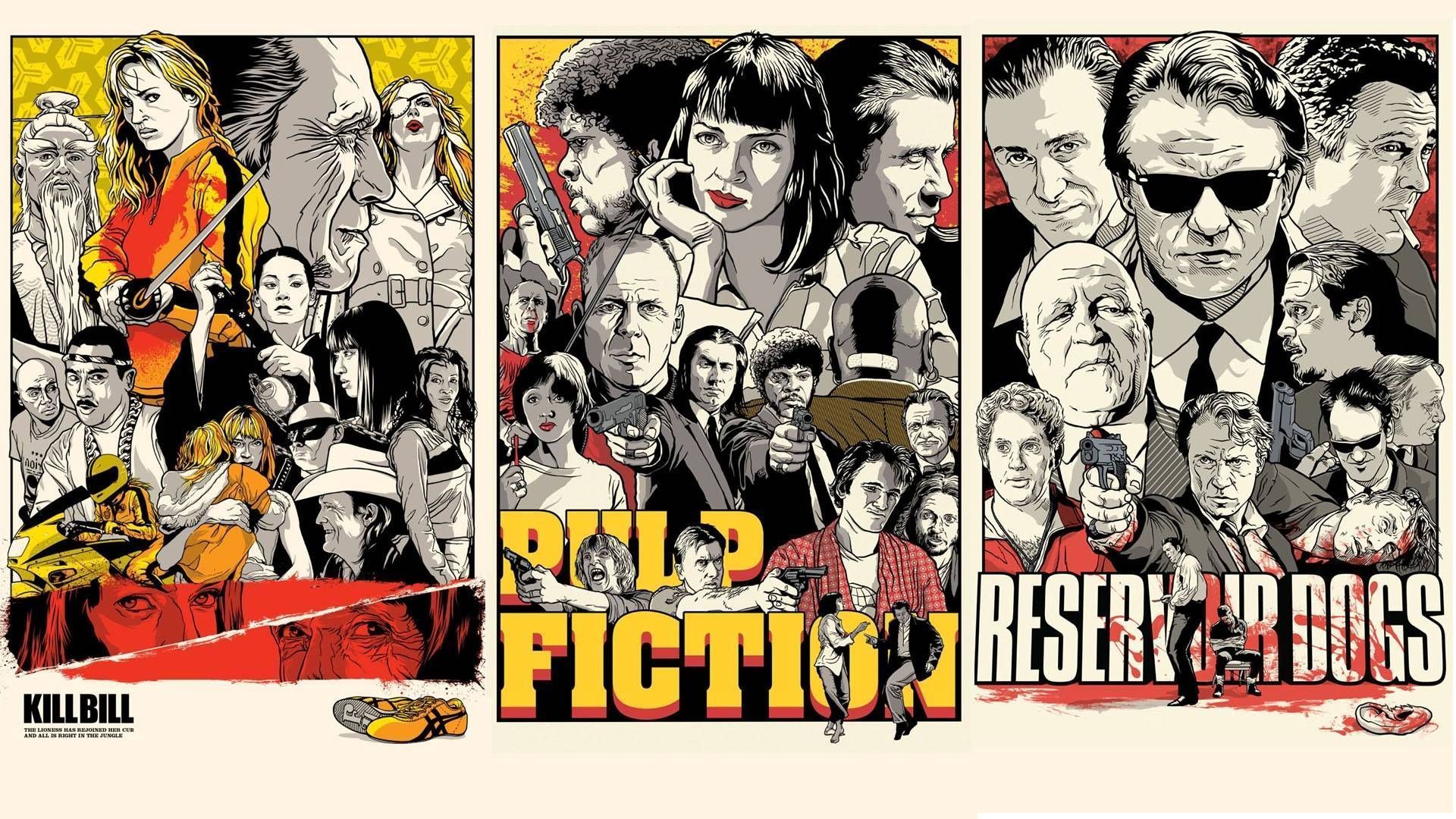 1920x1080 My collection of movie themed wallpaper! [60 image] [various resolution]. Pulp fiction, Reservoir dogs, Quentin tarantino movies