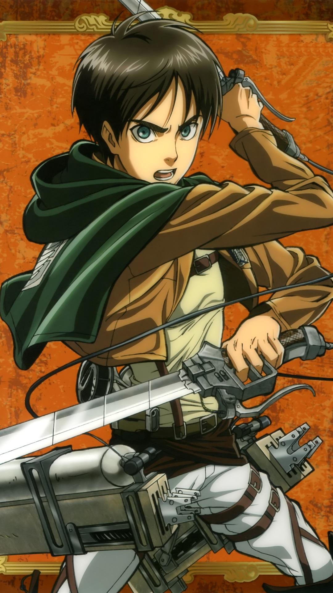 1080x1920 Download Wallpaper Eren Yeager HD Untuk Android/iPhone