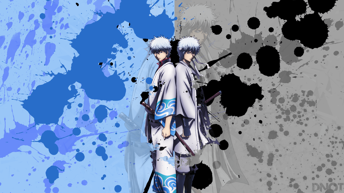 1366x768 Gintoki Sakata Wallpaper