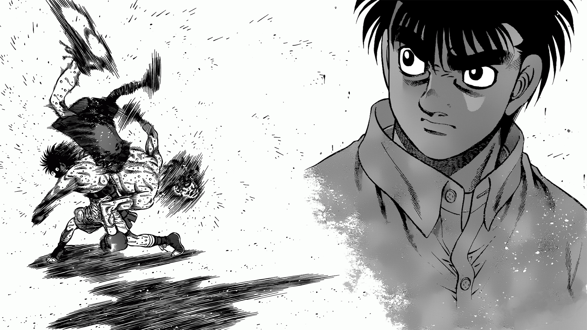 1920x1080 Hình nền Manga 1080p khác: hajimenoippo