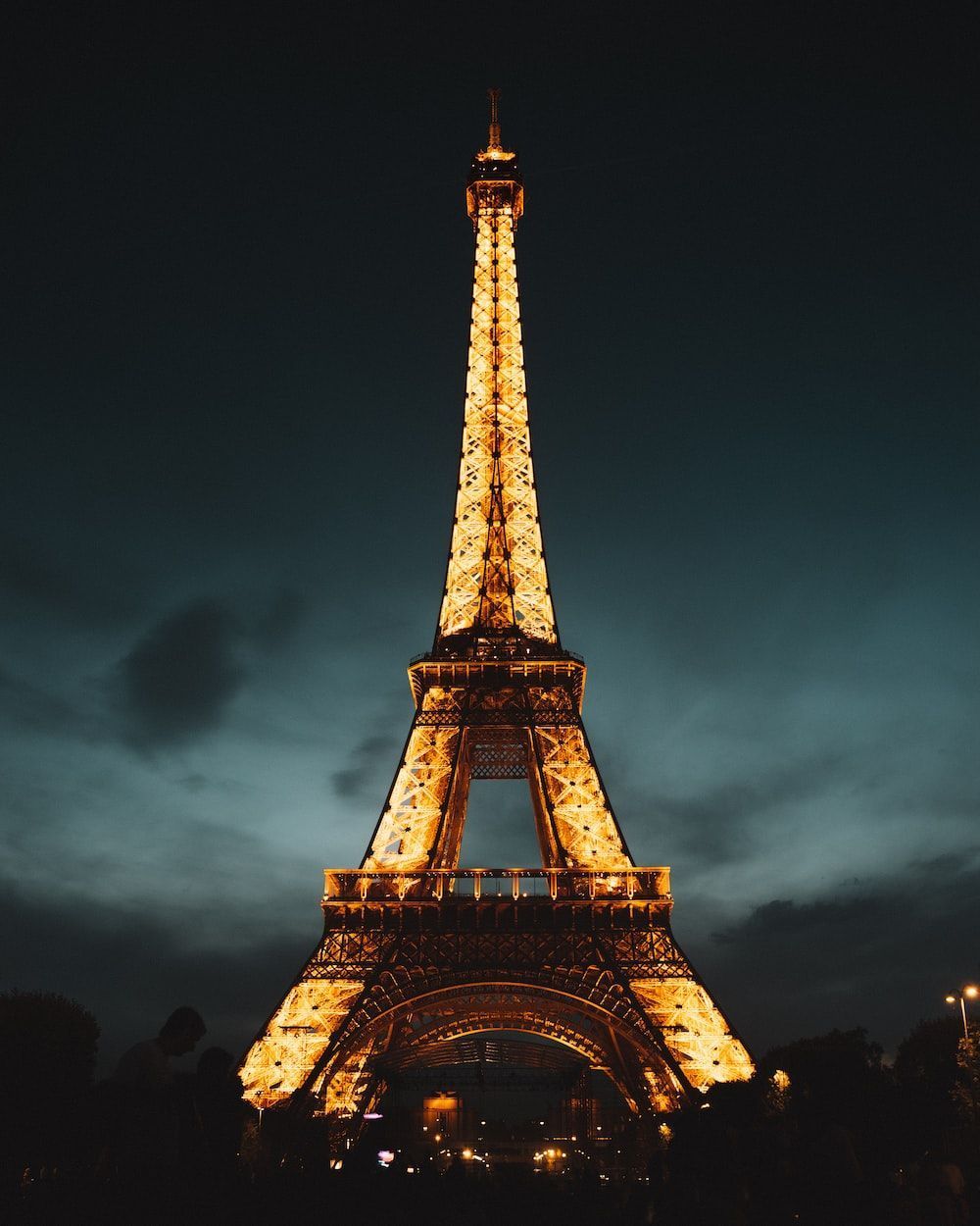 1000x1250 Eiffel Tower At Night Picture. Download Free Image