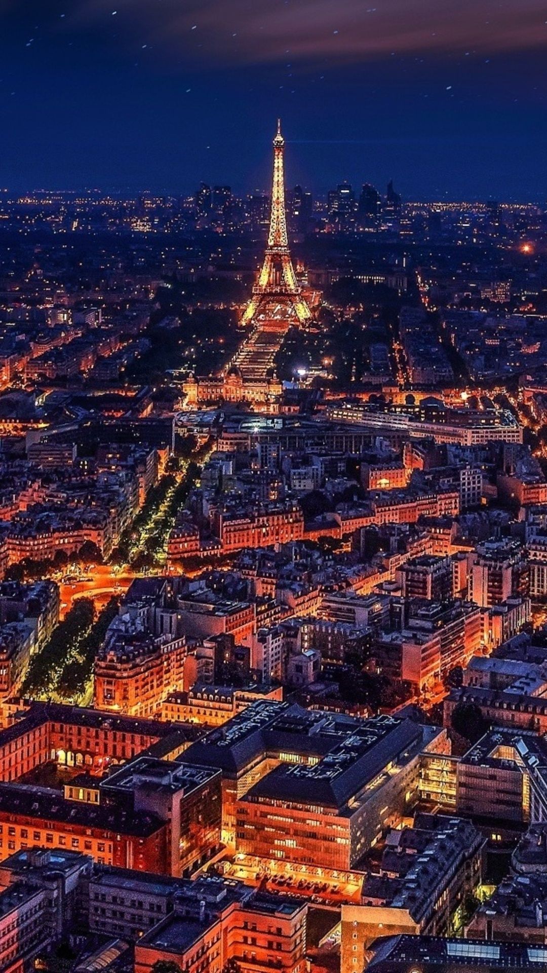 1080x1920 Paris France Eiffel Tower Night iPhone 6s, 6 Plus, Pixel xl , One Plus 3t, 5 HD 4k Wallpaper, Image, Background, Photo and Picture