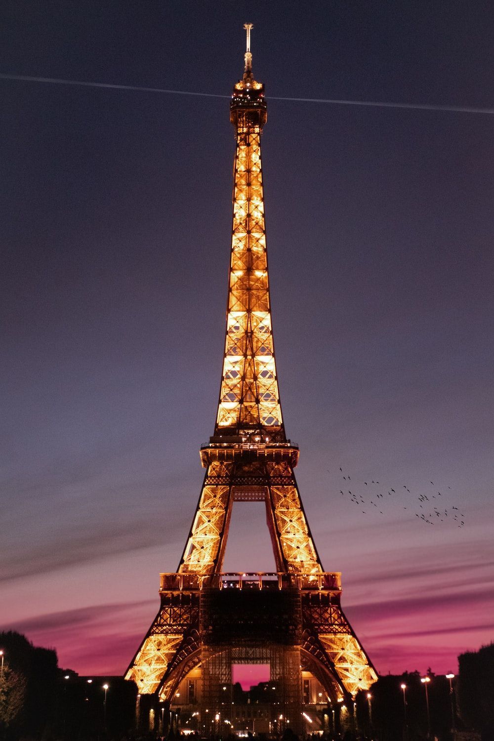 1000x1500 Eiffel Tower At Night Picture. Download Free Image