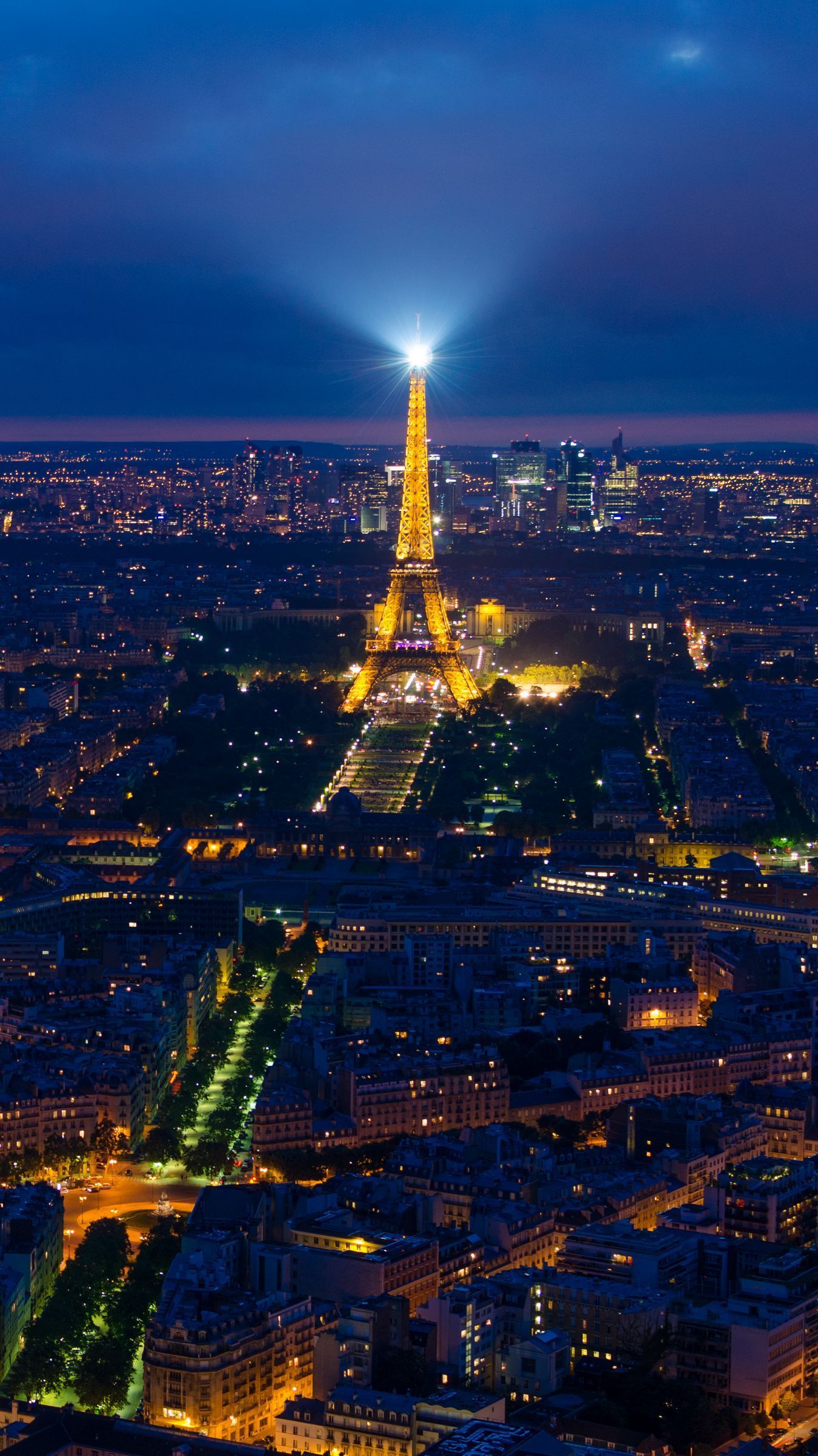 1350x2400 Download wallpaper 1350x2400 eiffel tower, night city, paris, france, city lights iphone 8+/7+/6s+/for parallax HD background
