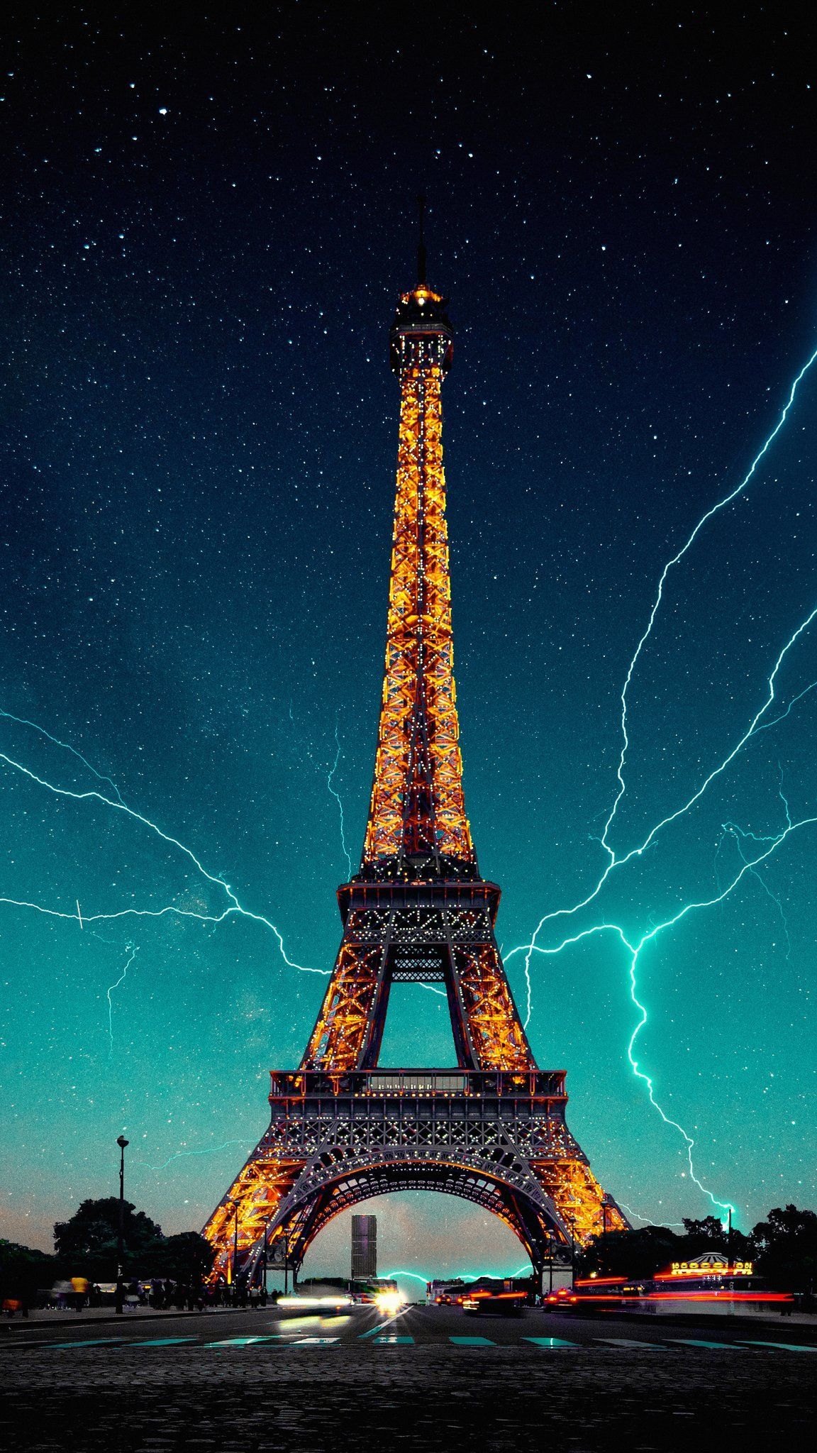 1152x2048 Wallpaper on X: 4k #wallpaper for your #smartphone #Tower #World #Lightning #eiffeltower #eiffel #Paris #France / X
