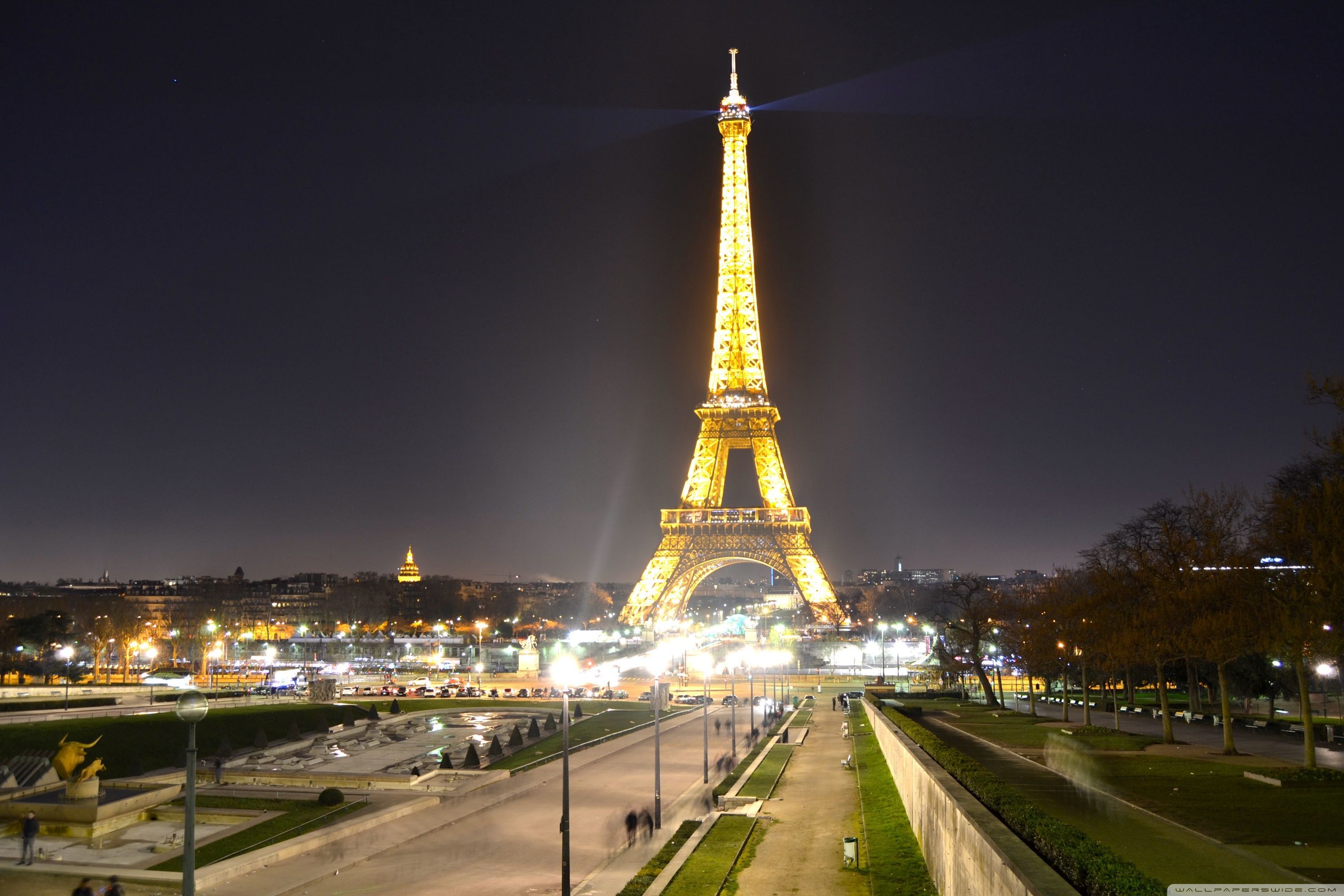 3000x2000 Paris Eiffel Tower night Ultra HD Desktop Background Wallpaper for 4K UHD TV : Widescreen & UltraWide Desktop & Laptop
