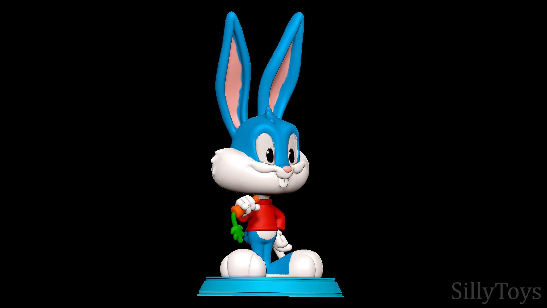 1920x1080 Buster Bunny Toon Adventures 3D Print Model