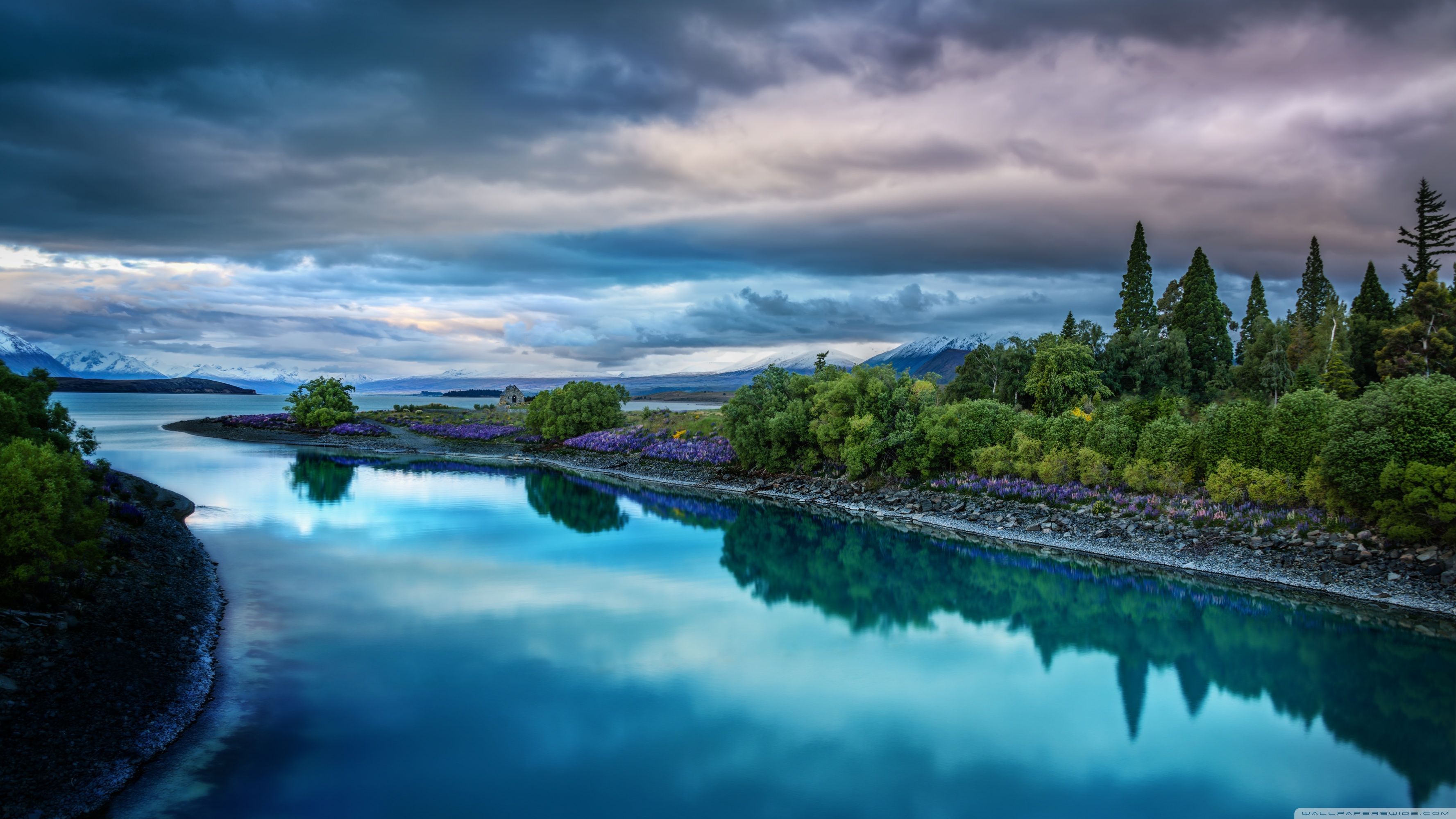 3554x1999 Lake Tekapo Ultra HD Desktop Background Wallpaper for : Multi Display, Dual Monitor : Tablet