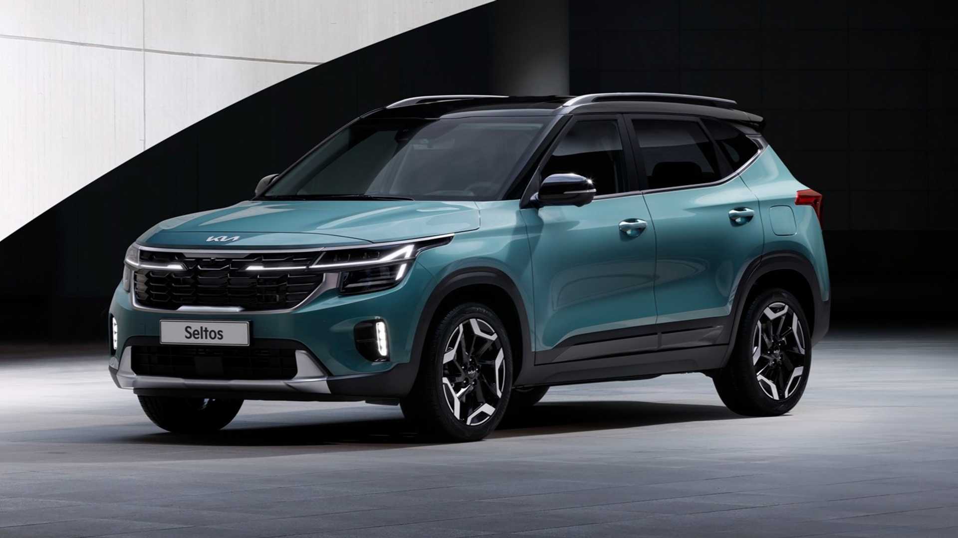 1920x1080 Kia Seltos Facelift Debuts With New Lights And Revamped Cabin