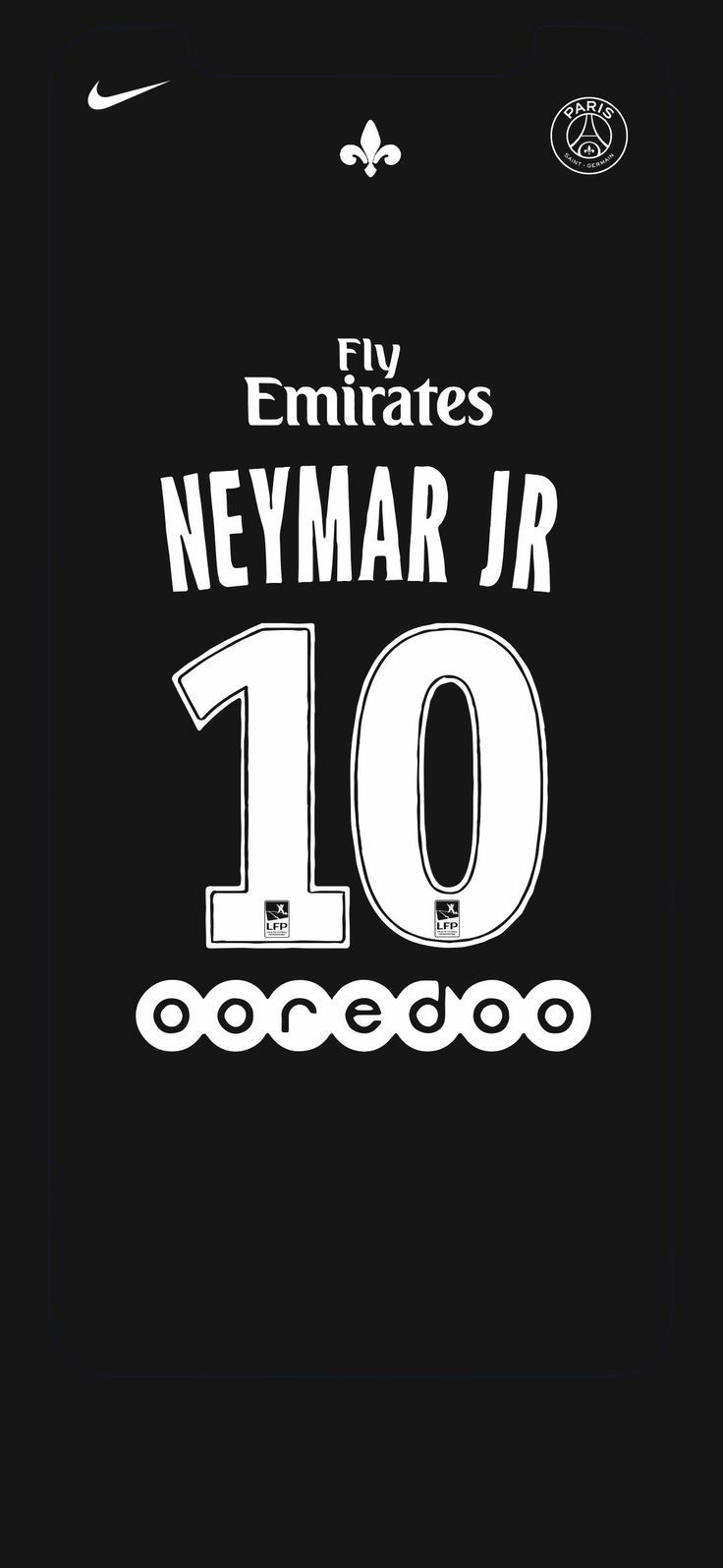 736x1595 Neymar Jr Jersey Number Wallpaper Download