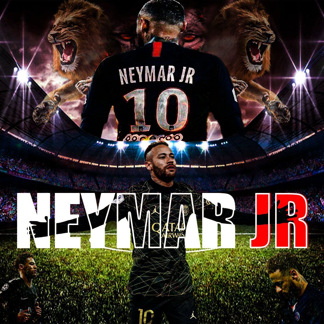 1100x1100 NEYMAR JR POWER IN PSG