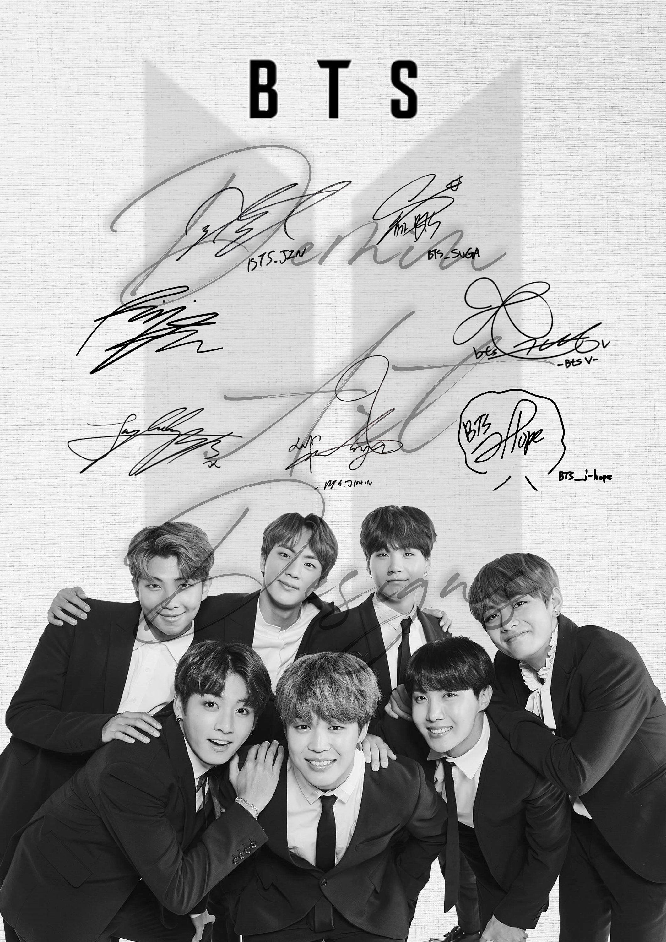 Bts Signature Wallpapers - Top Free Bts Signature Backgrounds ...