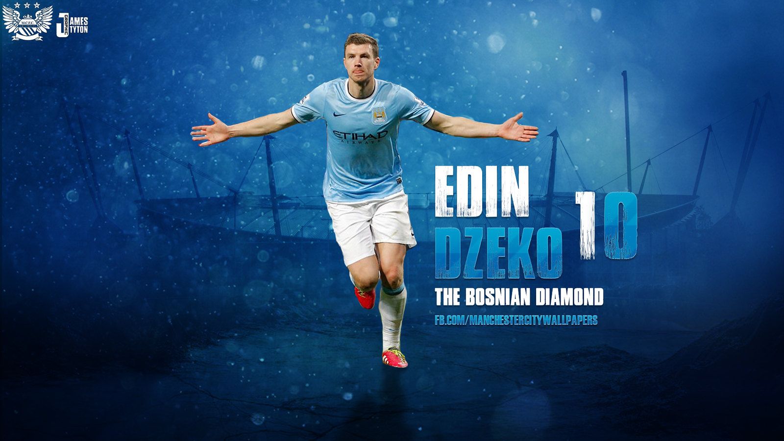 1600x900 Edin Dzeko Wallpaper HD.