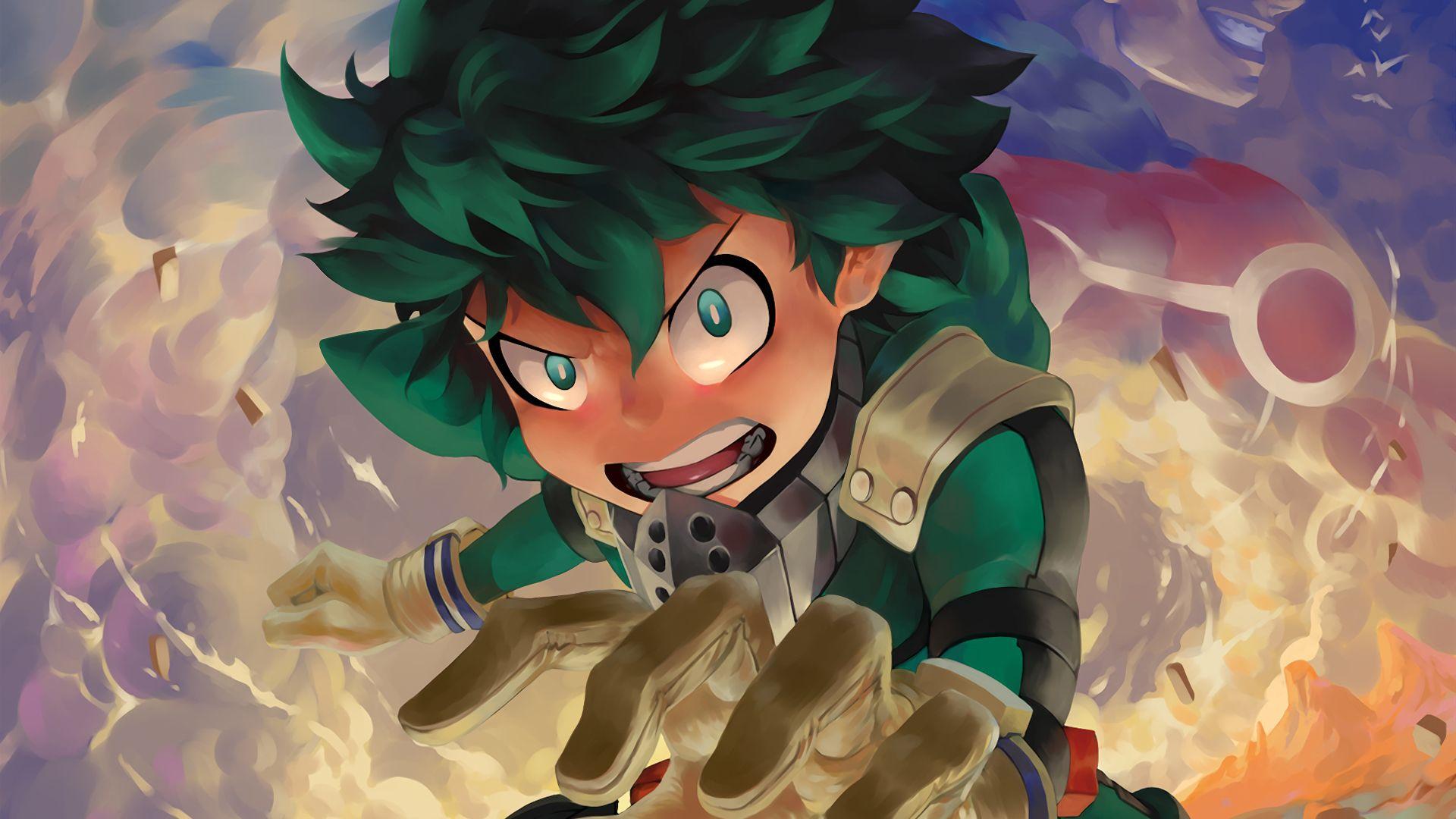 1920x1080 Izuku Midoriya hình nền