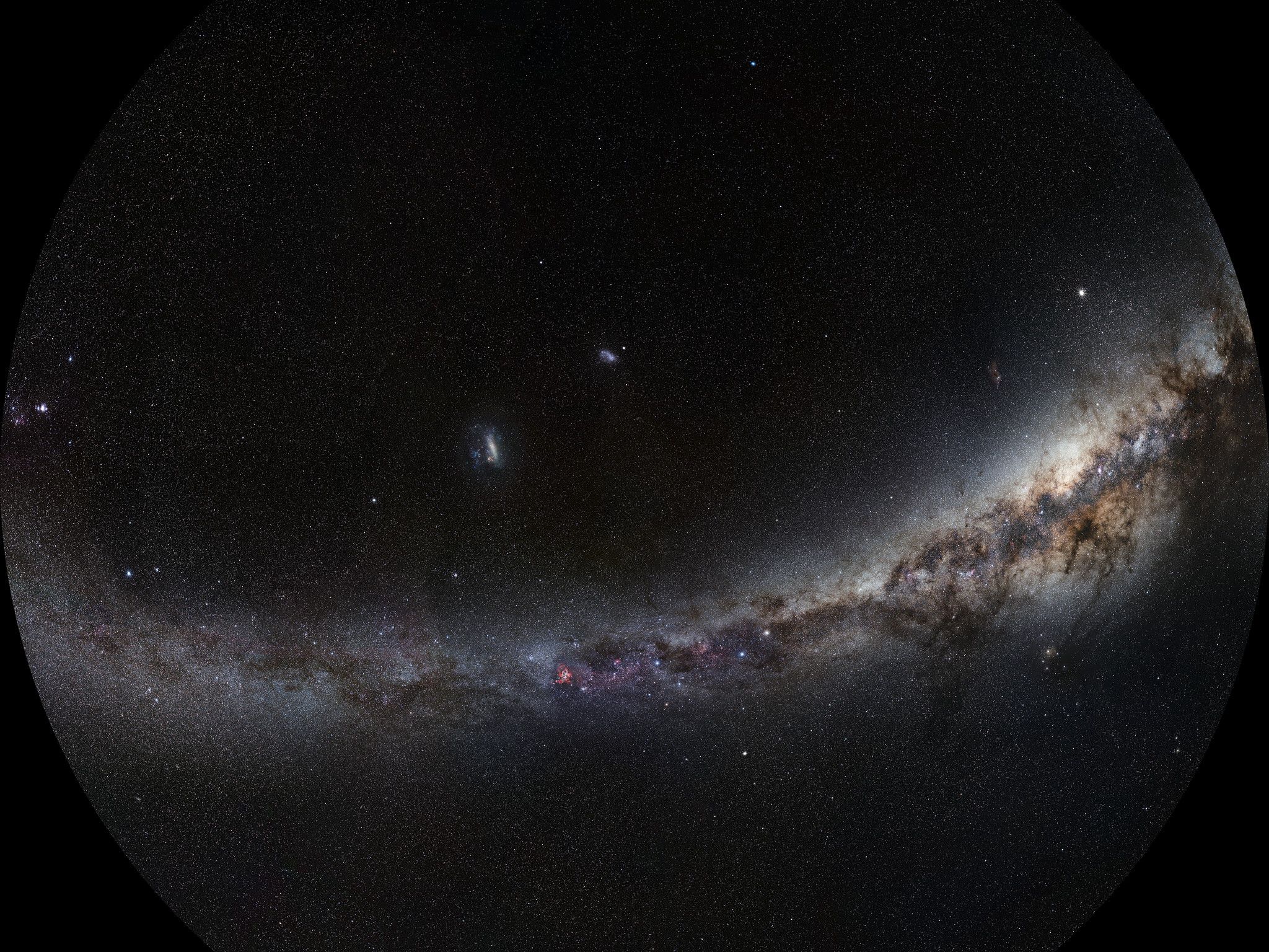 2048x1536 Fish Eye View Of The Southern Sky