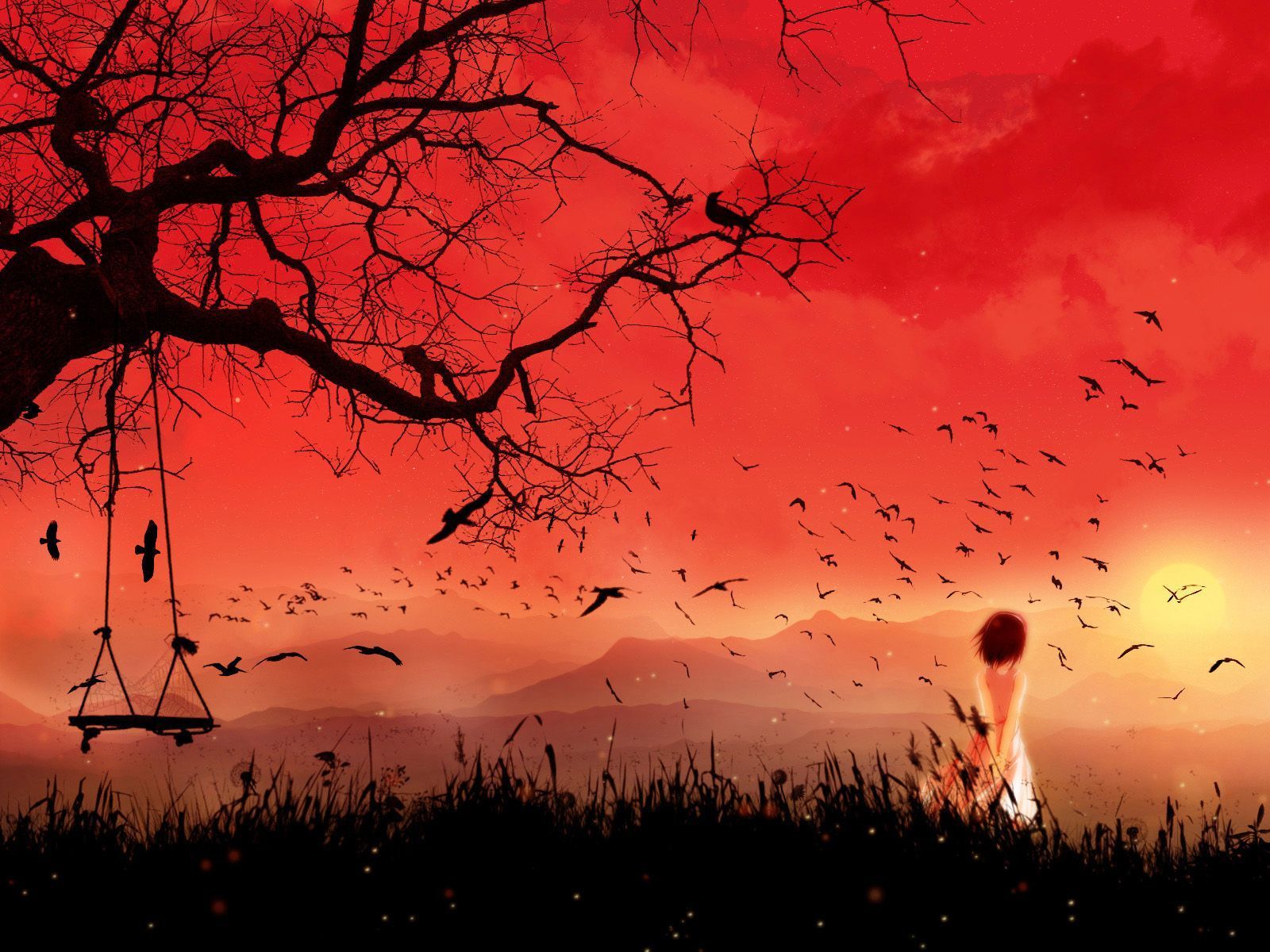 1600x1200 Wallpaper. Anime scenery wallpaper, Anime scenery, Scenery wallpaper