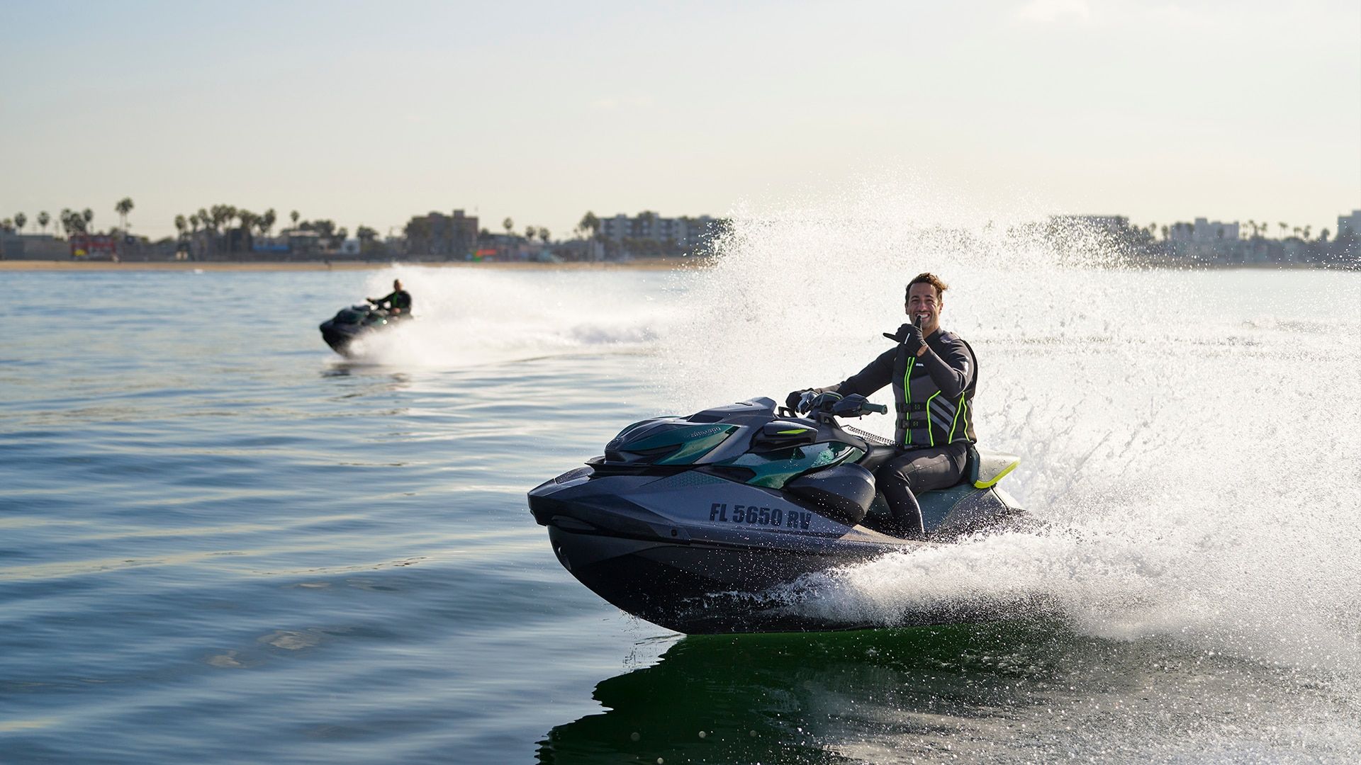 1920x1080 Exploring Los Angeles on a personal watercraft