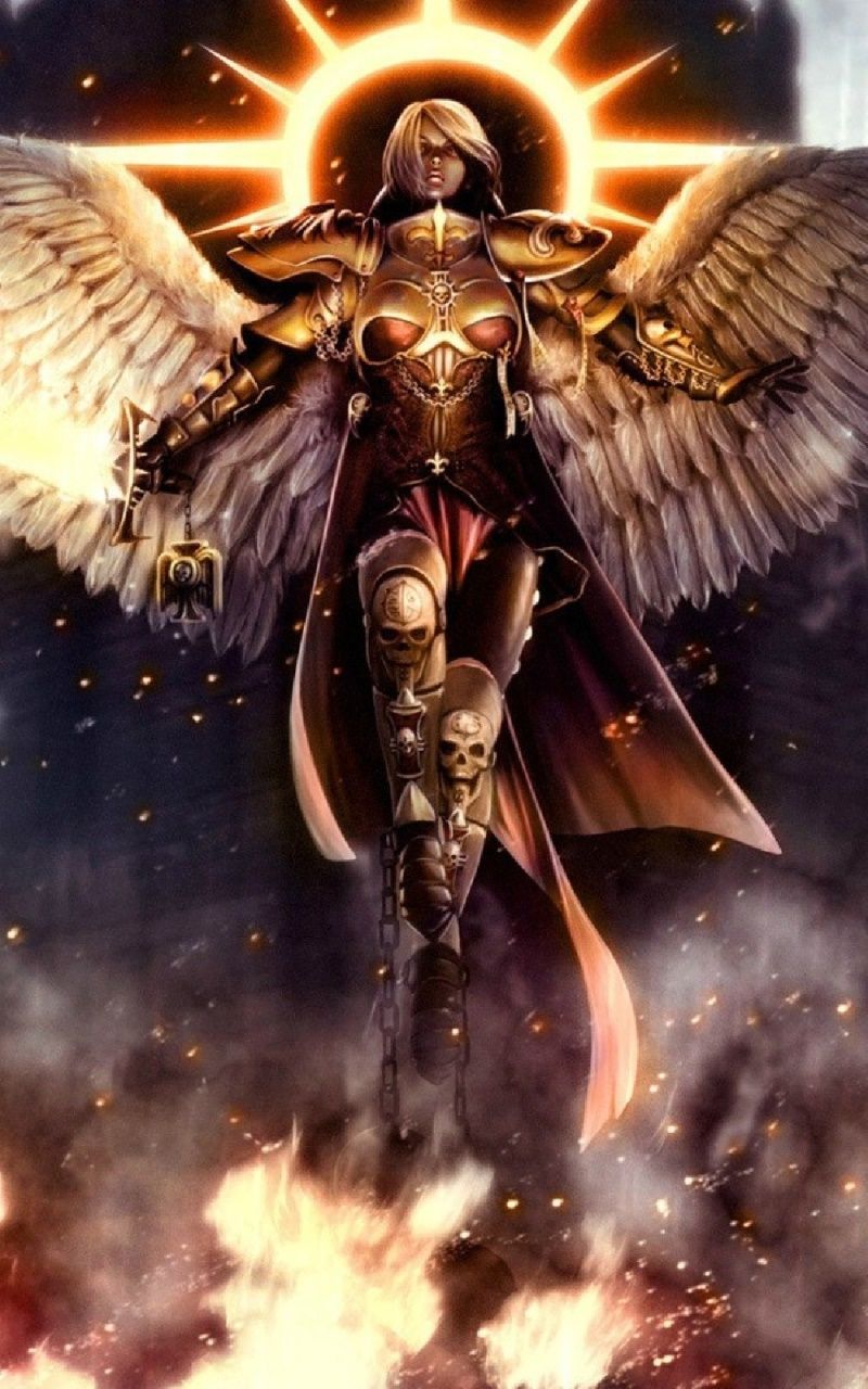 800x1280 Adepta Sororitas Wallpaper
