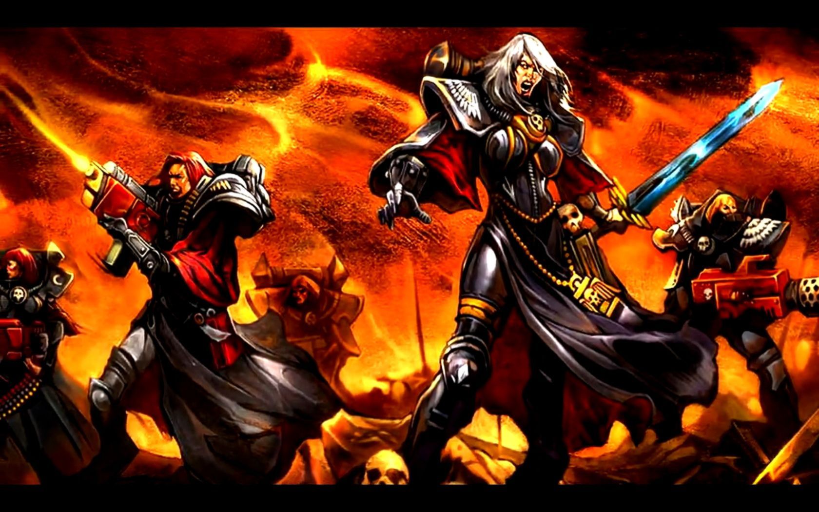 1680x1050 adepta sororitas sisters of battle image Force, Science Fiction, Fan Group