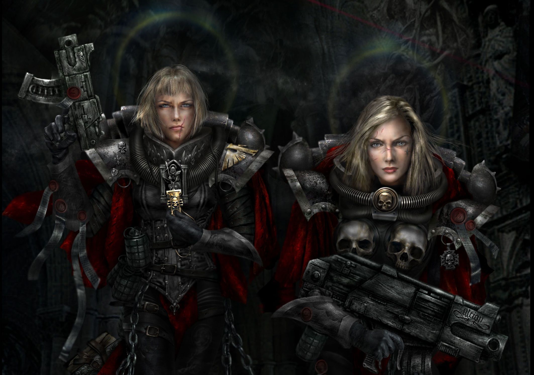 2126x1491 Adepta Sororitas HD Wallpaper and Background