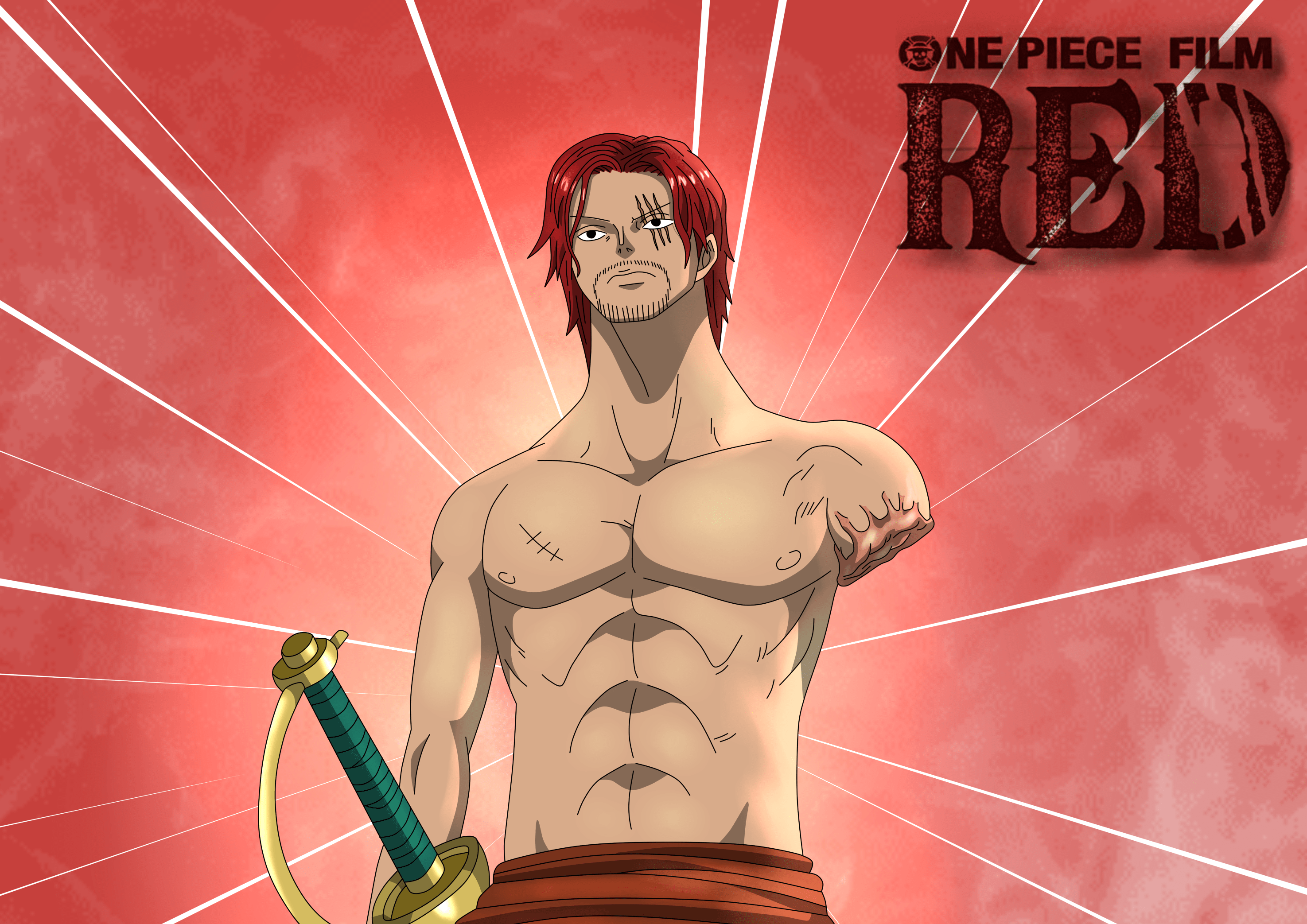 2950x2086 Shanks (One Piece) HD Wallpaper and Background
