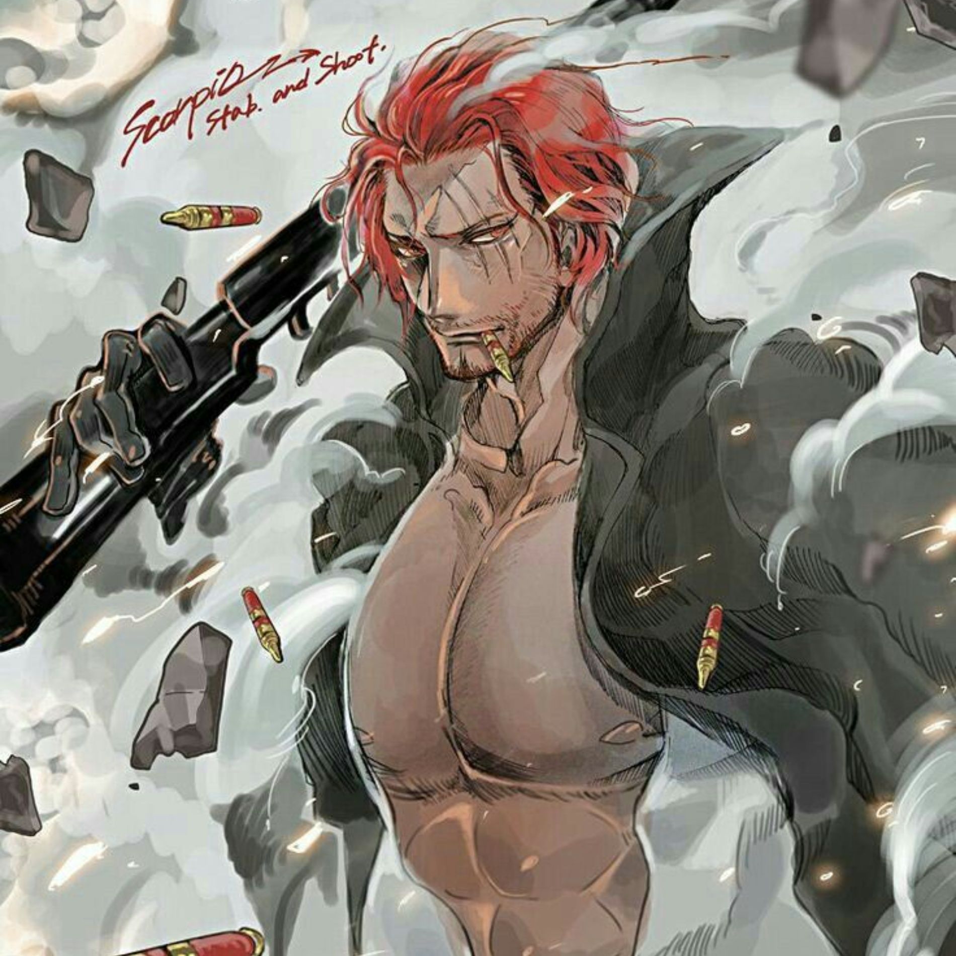 1900x1900 Akagami Shanks Profile Picture, Pfp, Avatar, Dp, icon [ HQ ]