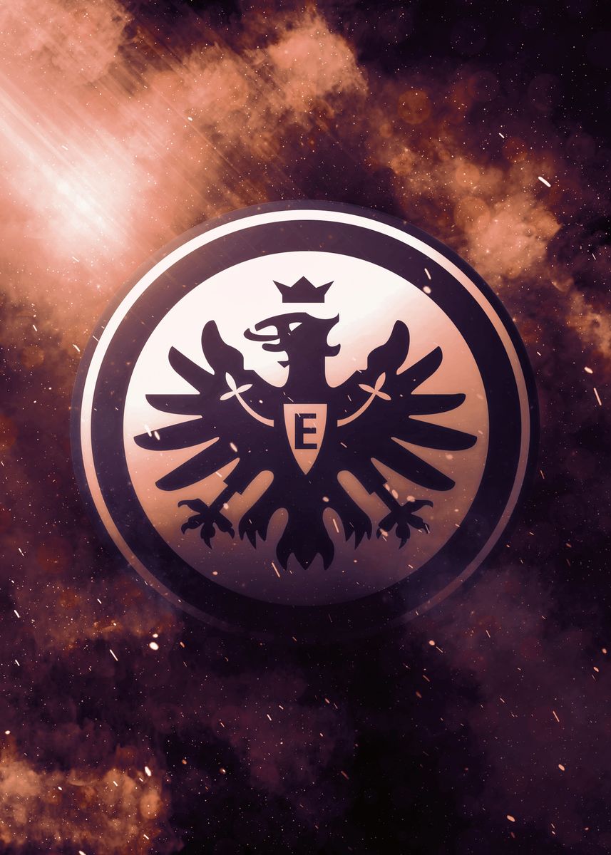857x1200 Eintracht Frankfurt Smoke' Poster
