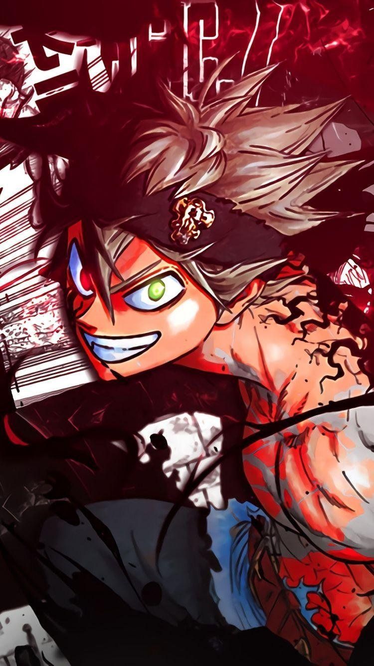750x1334 Black clover asta Wallpaper Download